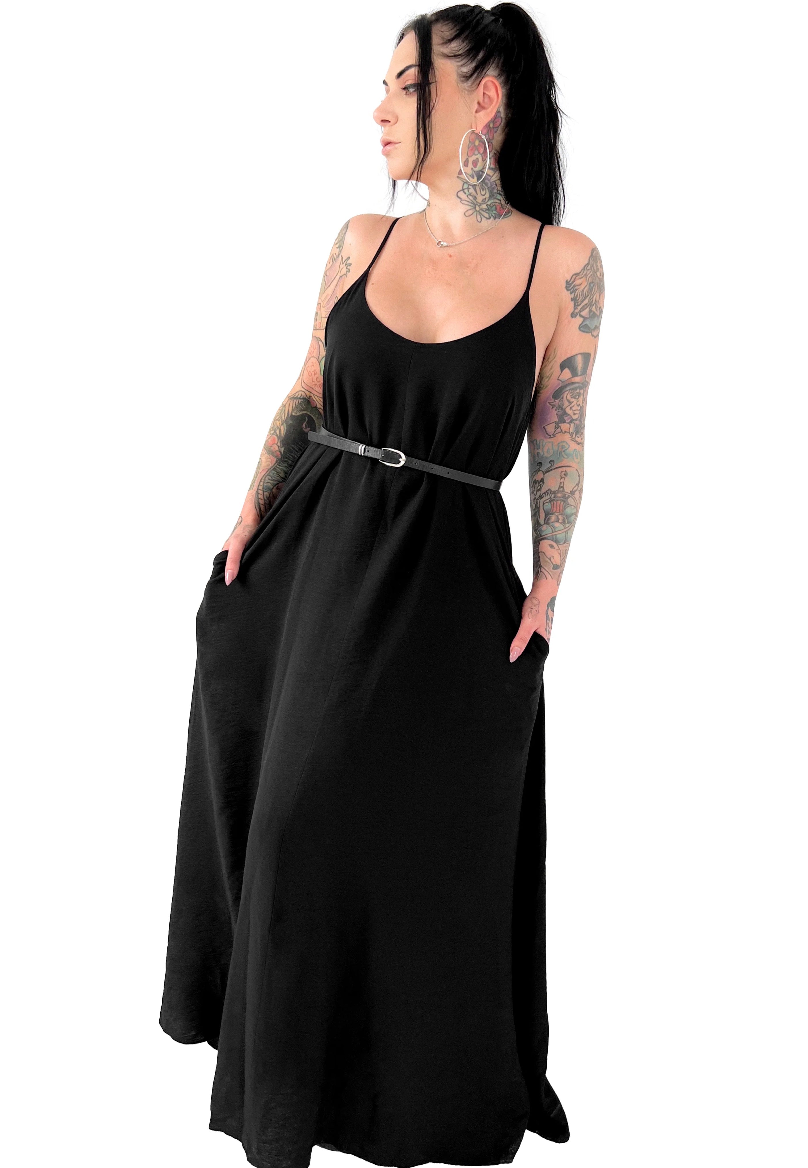 Foxblood - Afterlife Maxi Black - Dress | Women-Image