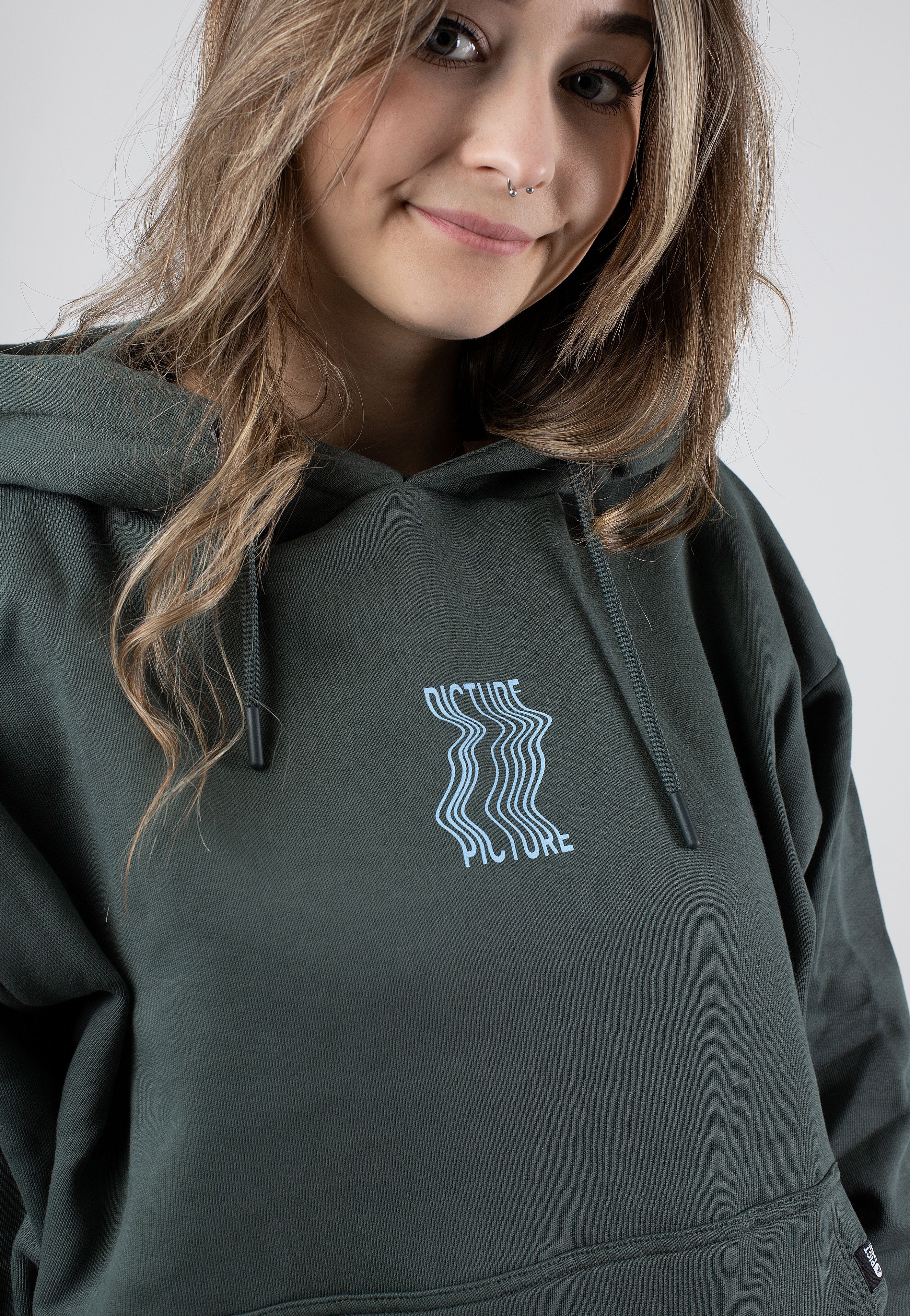 Picture - Hollma Concrete Grey - Hoodie | Women-Image