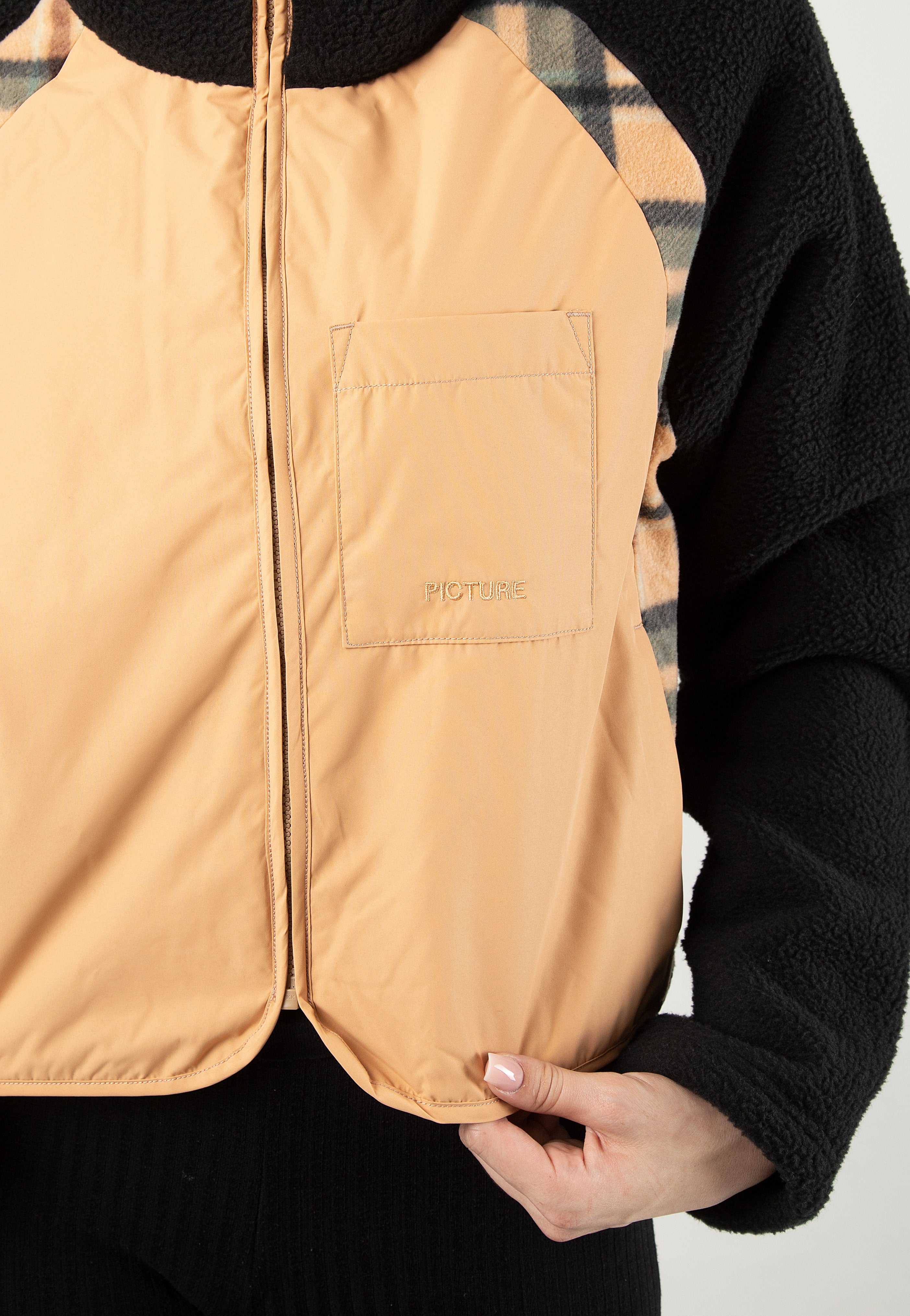 Picture - Isokari Zip Fleece Toast - Jacket | Women-Image