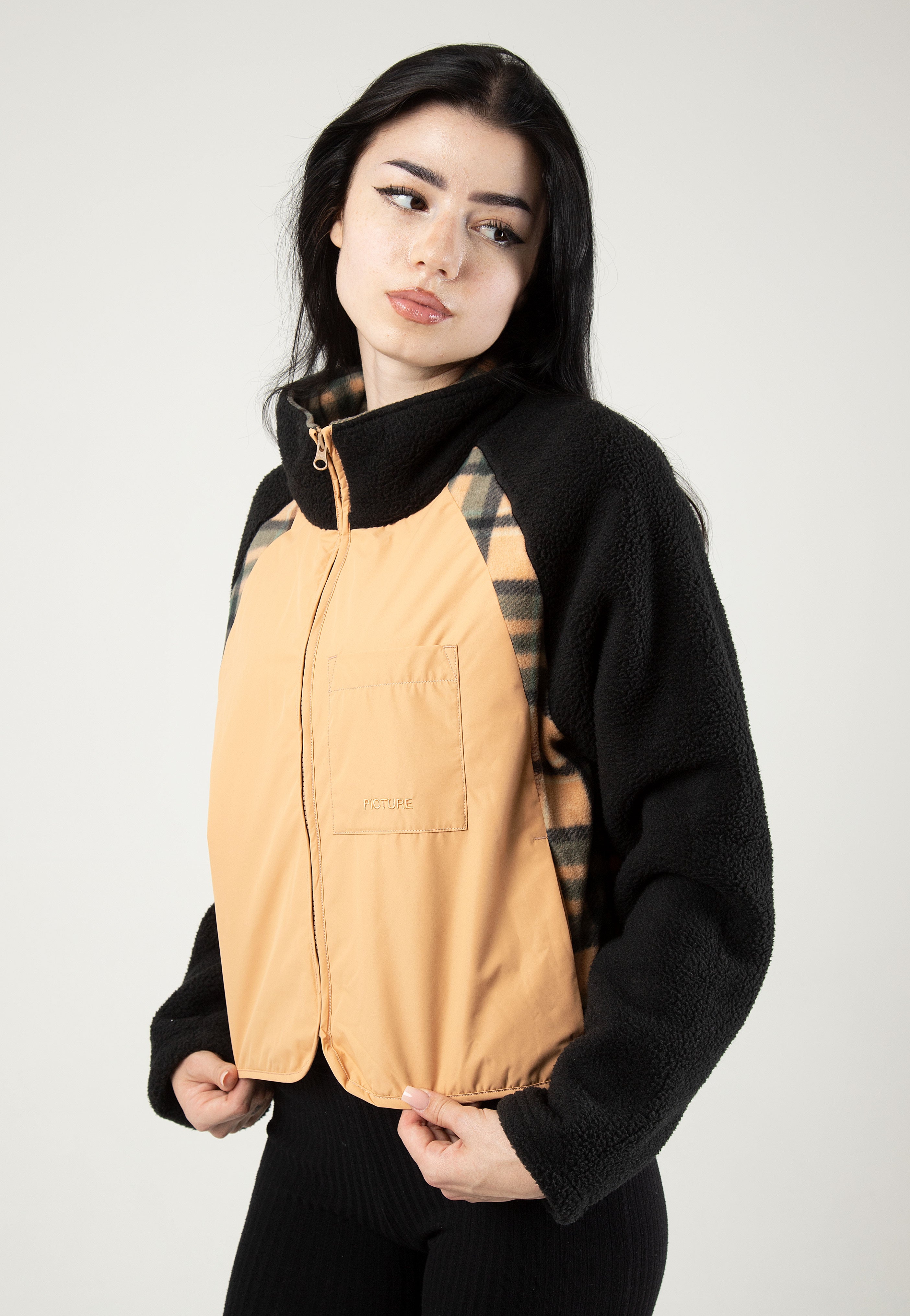 Picture - Isokari Zip Fleece Toast - Jacket | Women-Image