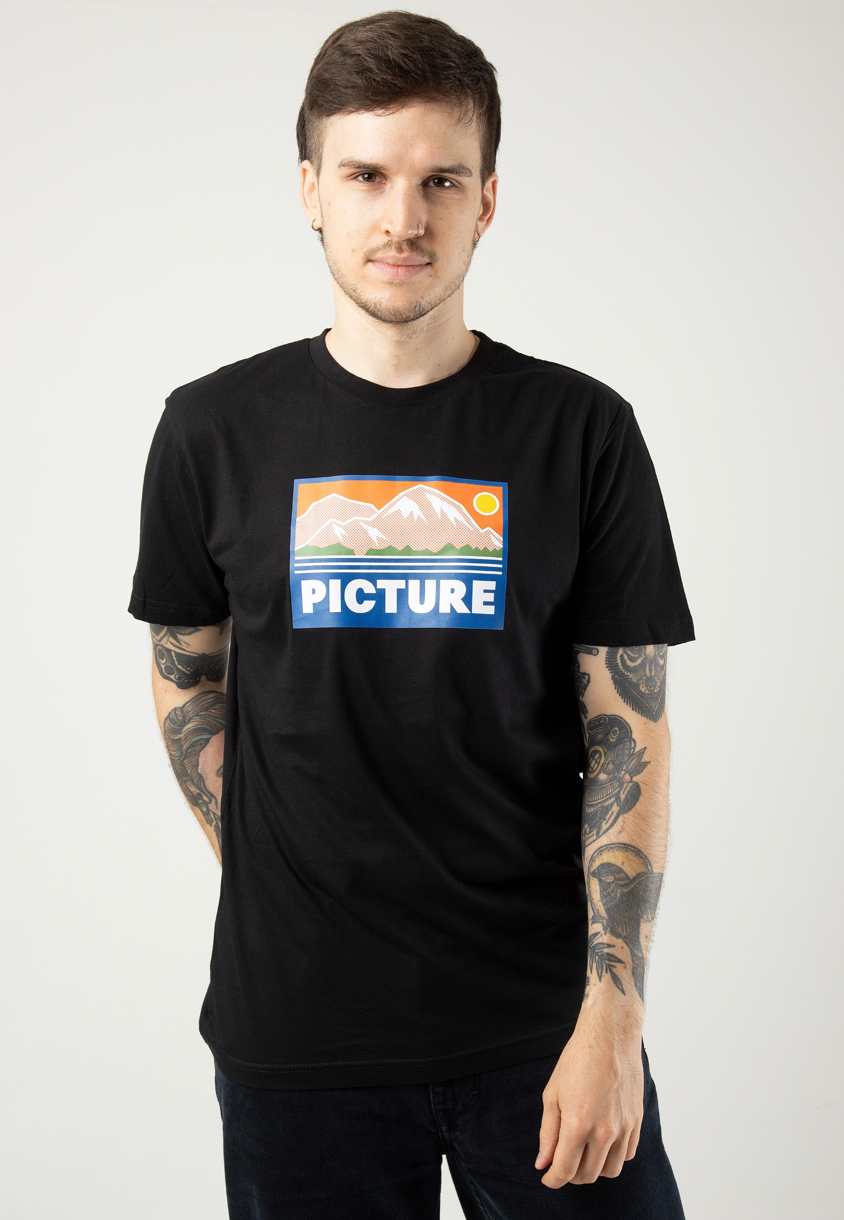 Picture - Payne Black - T-Shirt | Men-Image