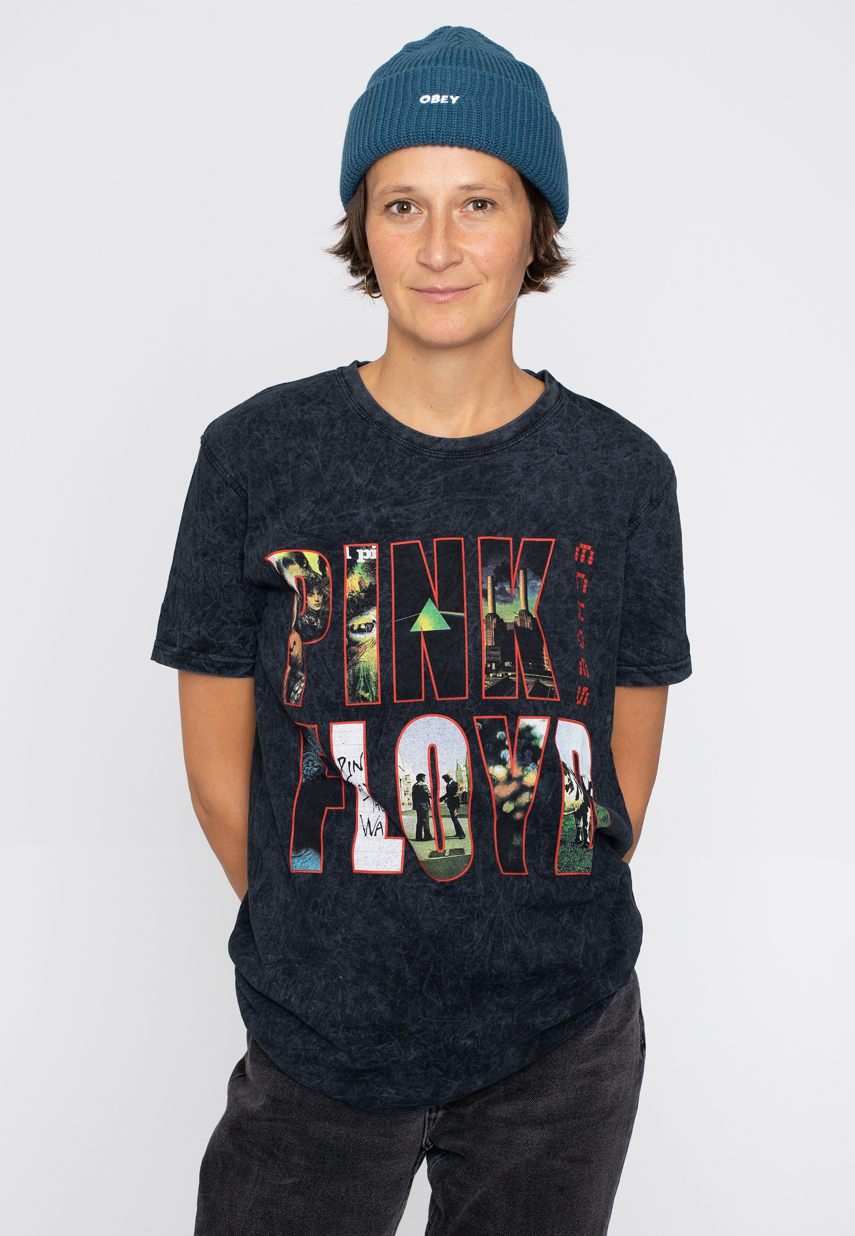 Pink Floyd - Echoes Album Montage Dip Dye - T-Shirt | Women-Image