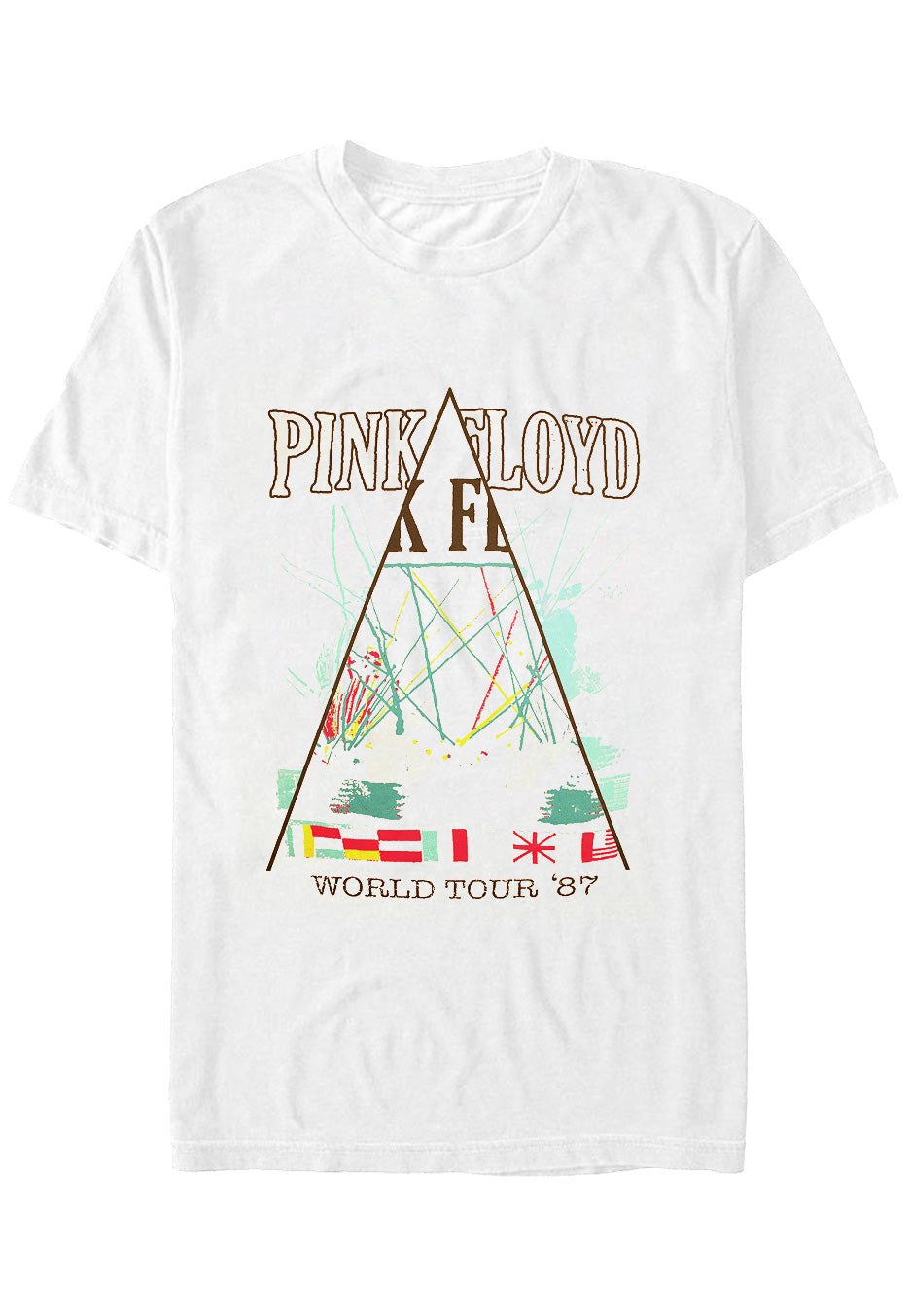 Pink Floyd - World Tour 87 White - T-Shirt | Neutral-Image