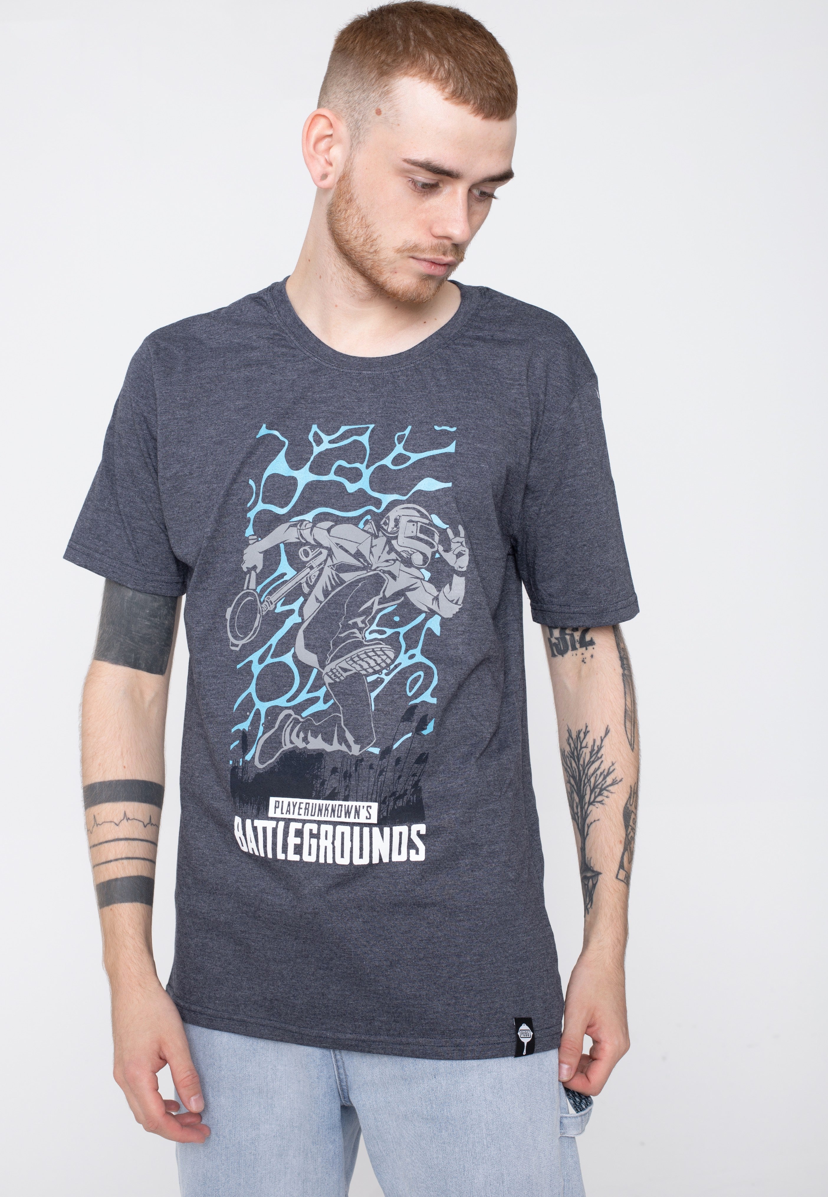 PlayerUnknown's Battlegrounds - Blue Zone - T-Shirt | Men-Image
