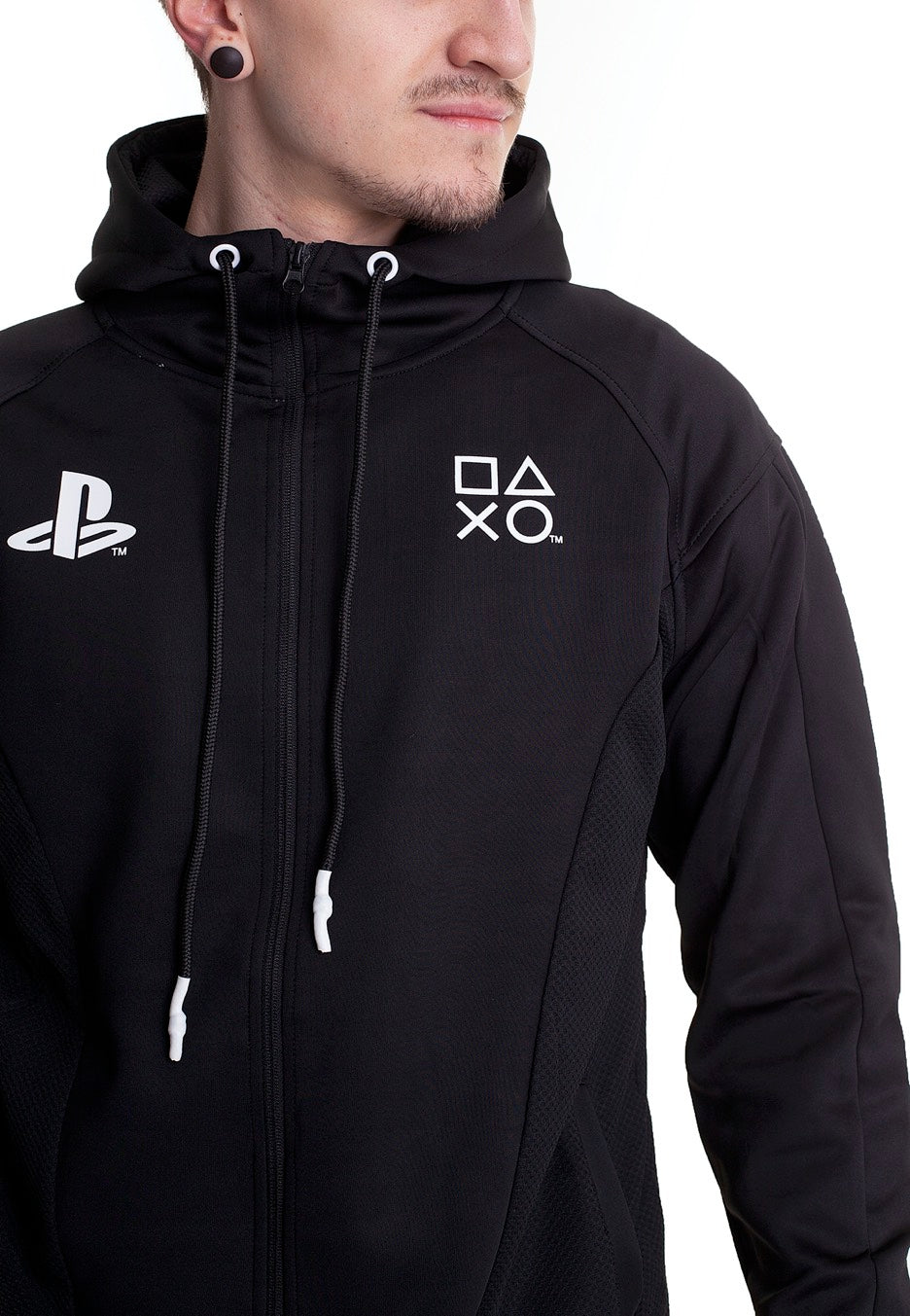 Playstation - Black & White Teq - Zipper | Men-Image