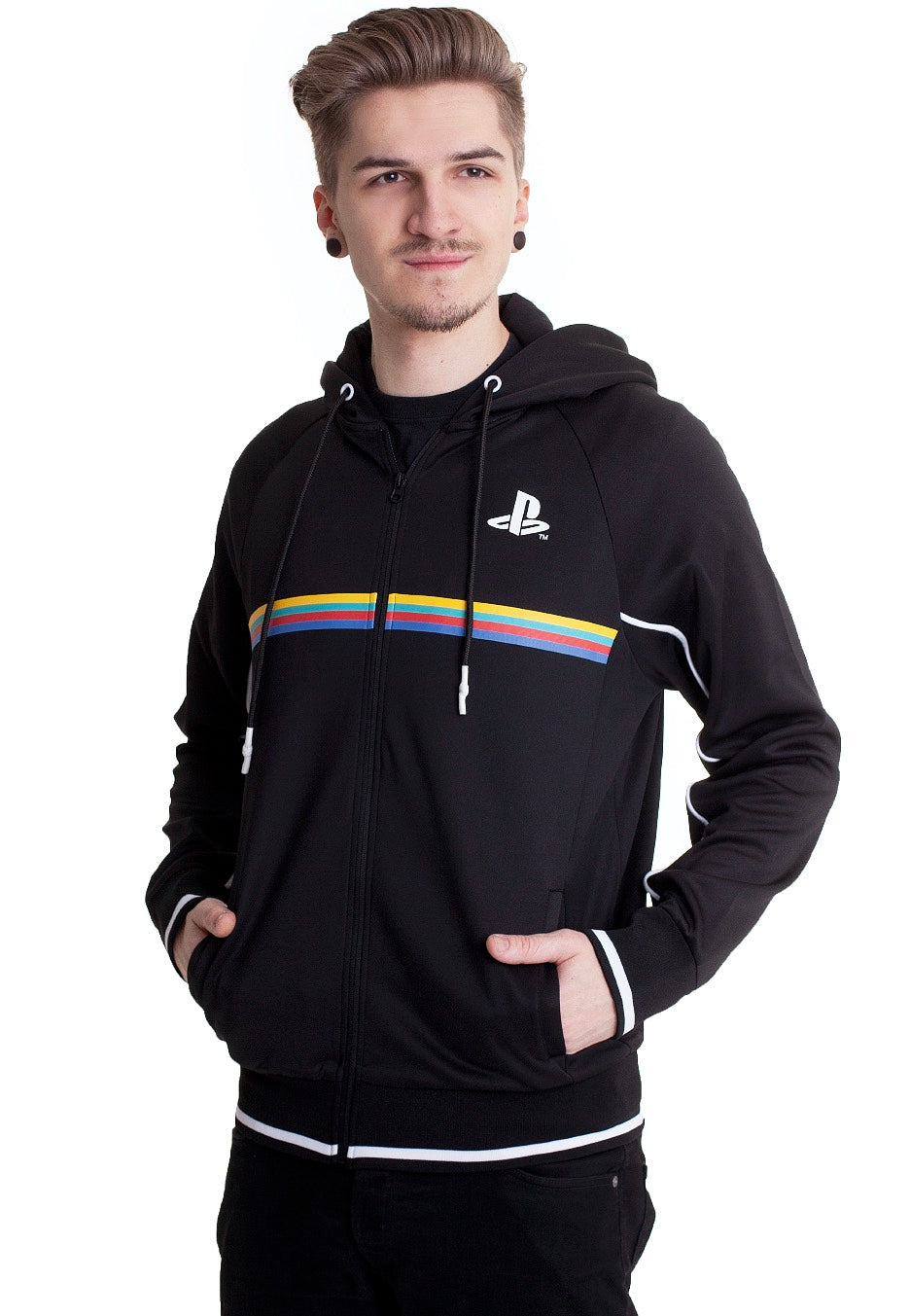 Playstation - Color Stripe - Zipper | Men-Image