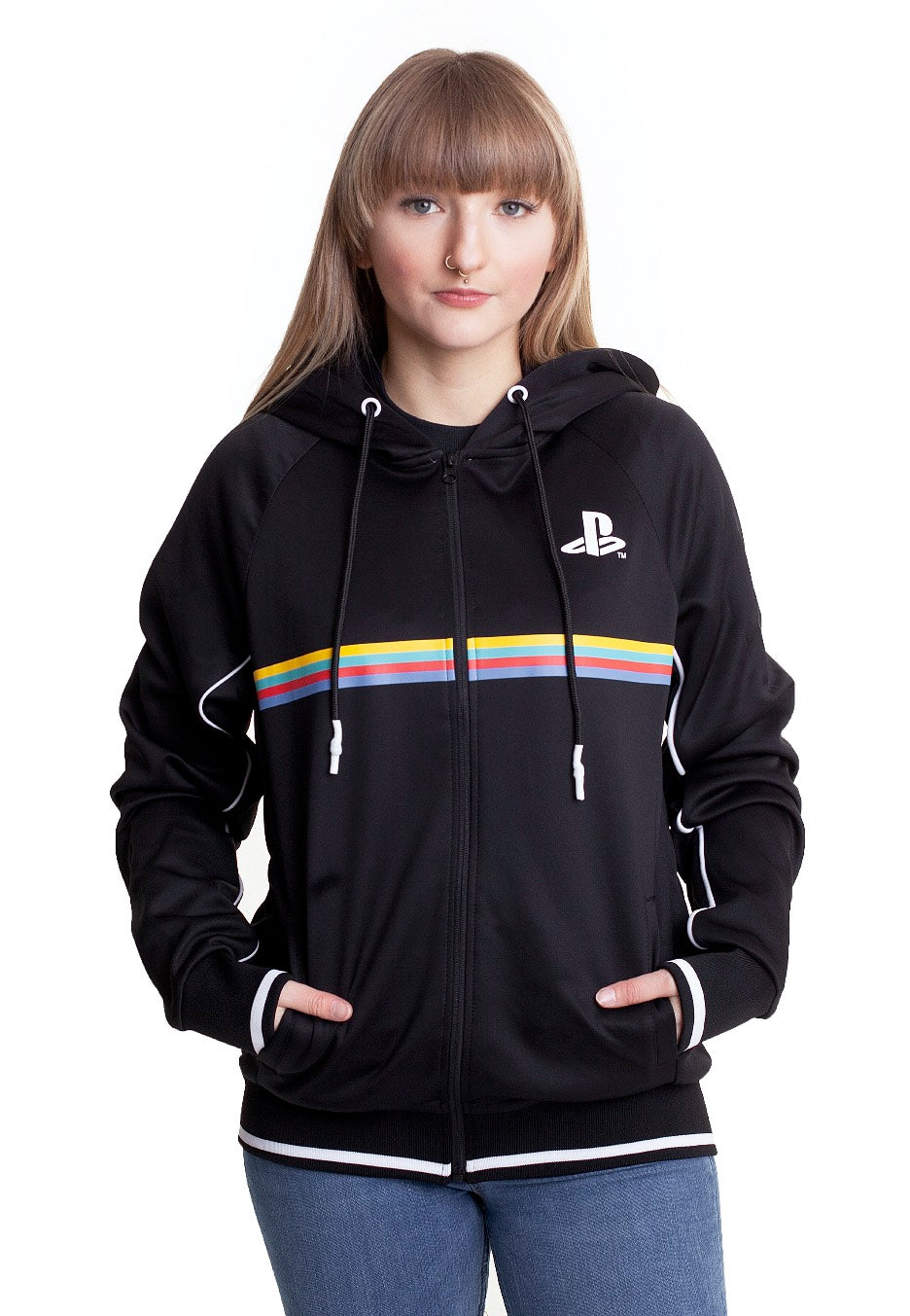 Playstation - Color Stripe - Zipper | Women-Image