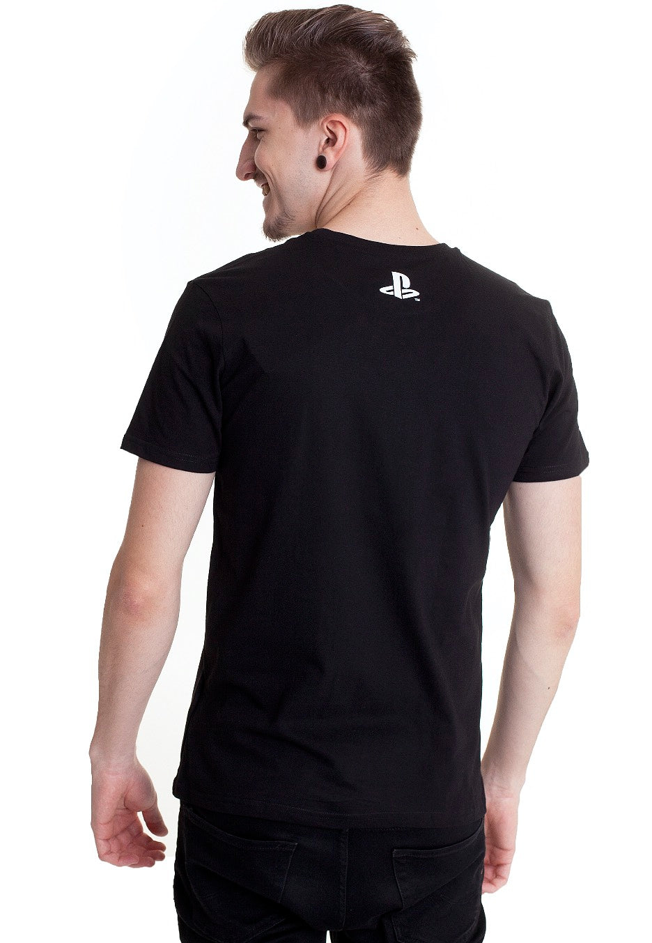 Playstation - Color Stripe Logo - T-Shirt | Men-Image