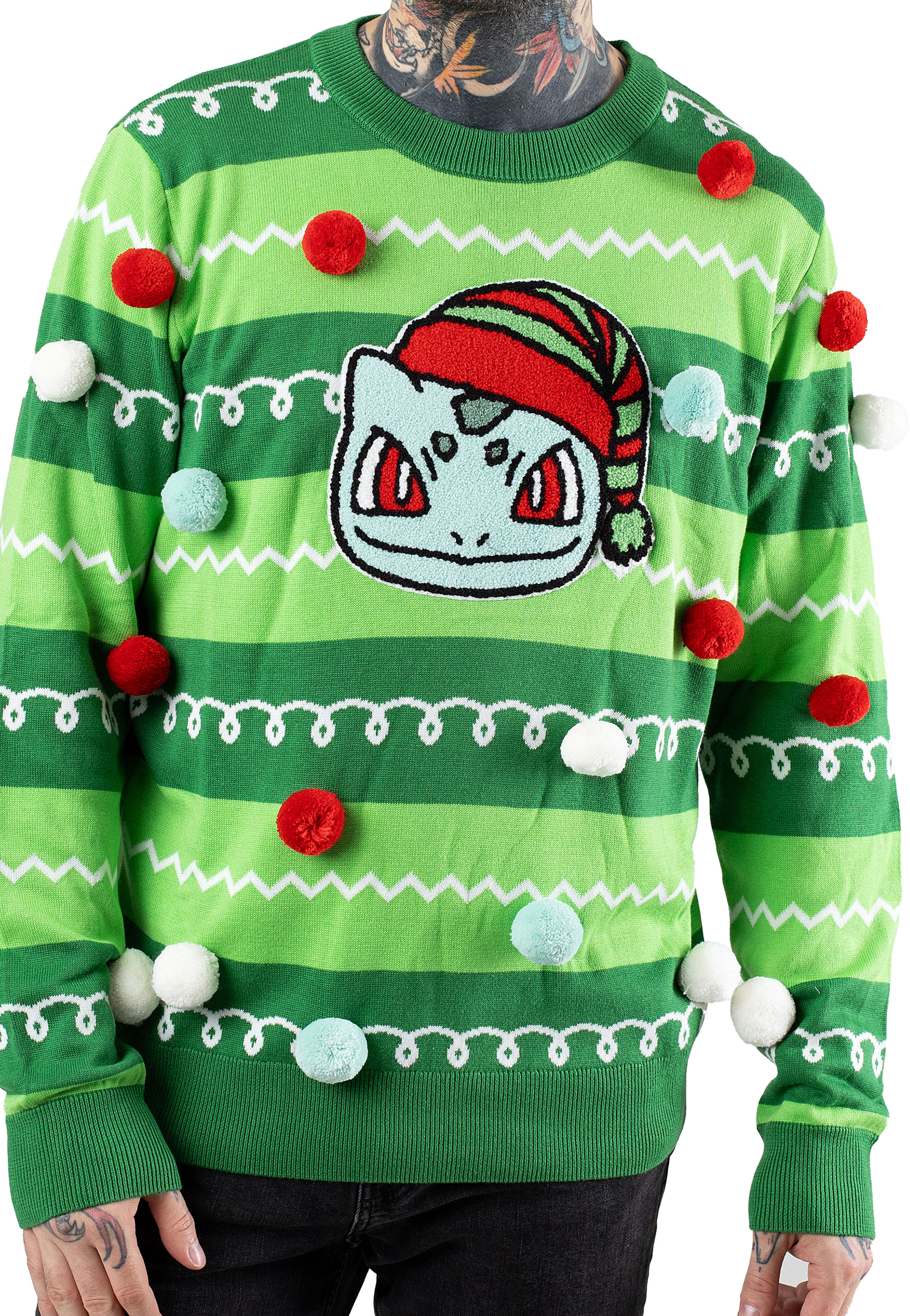 Pokémon - Bulbasaur Xmas Knit - Pullover | Men-Image