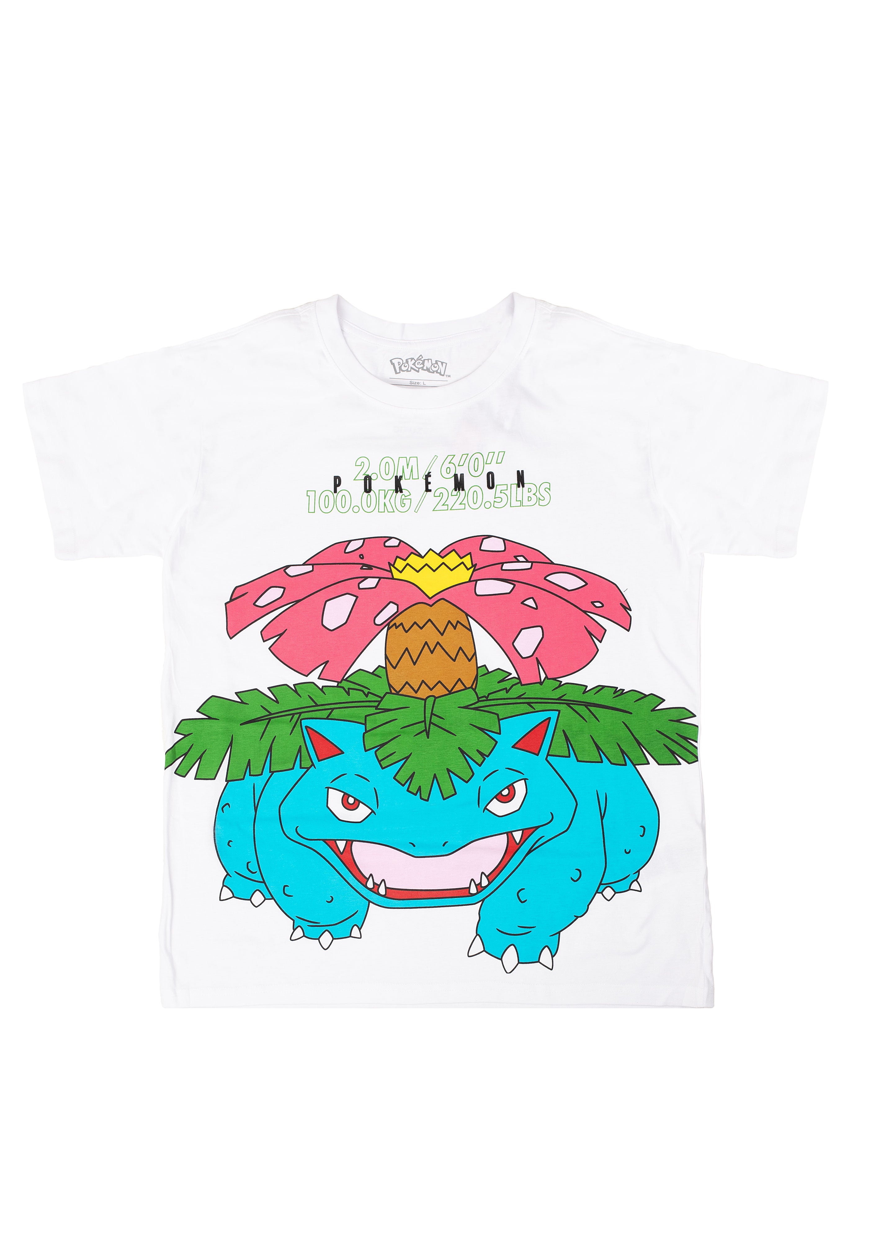 Pokémon - Venusaur White - T-Shirt | Neutral-Image