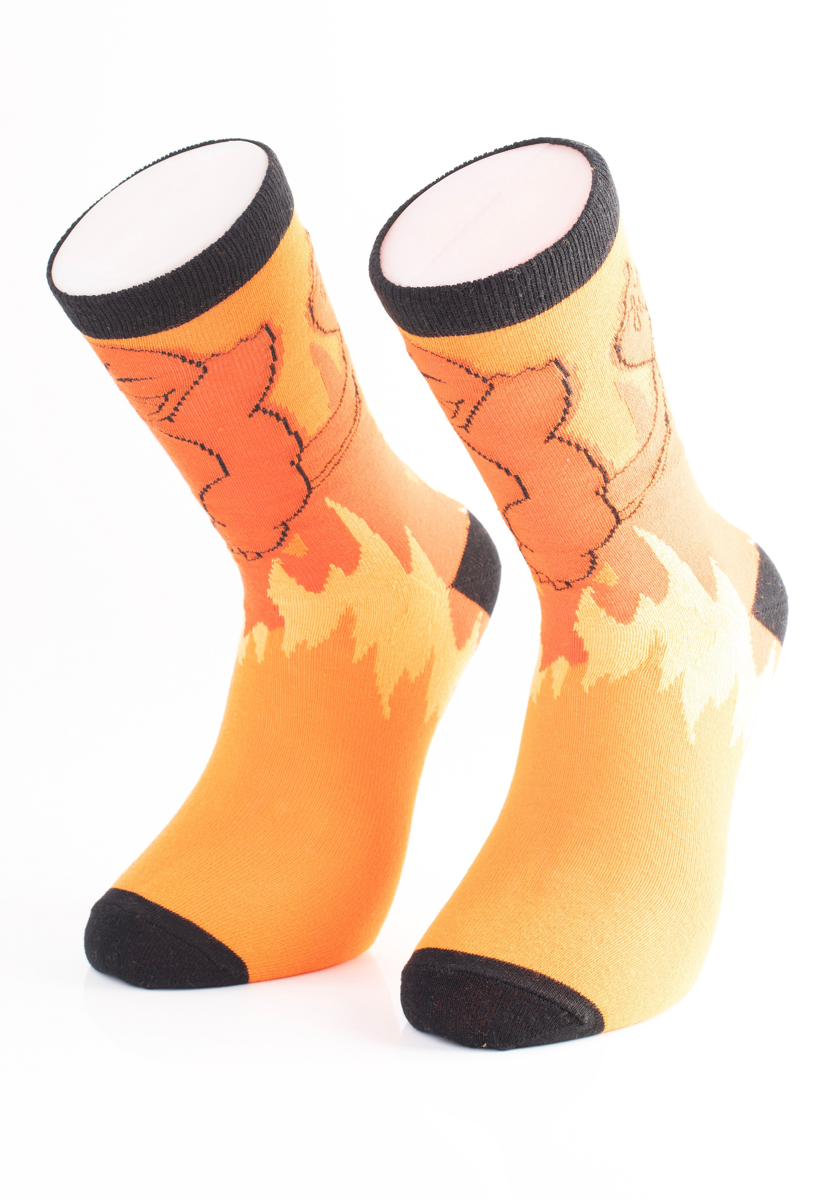 Pokémon - Bulbasaur Charmander & Squirtle 3 Pack Multicolored - Socks | Neutral-Image