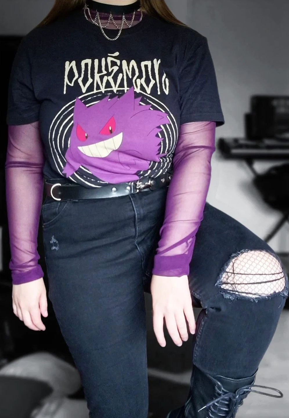 Pokémon - Gengar Rock - T-Shirt | Women-Image