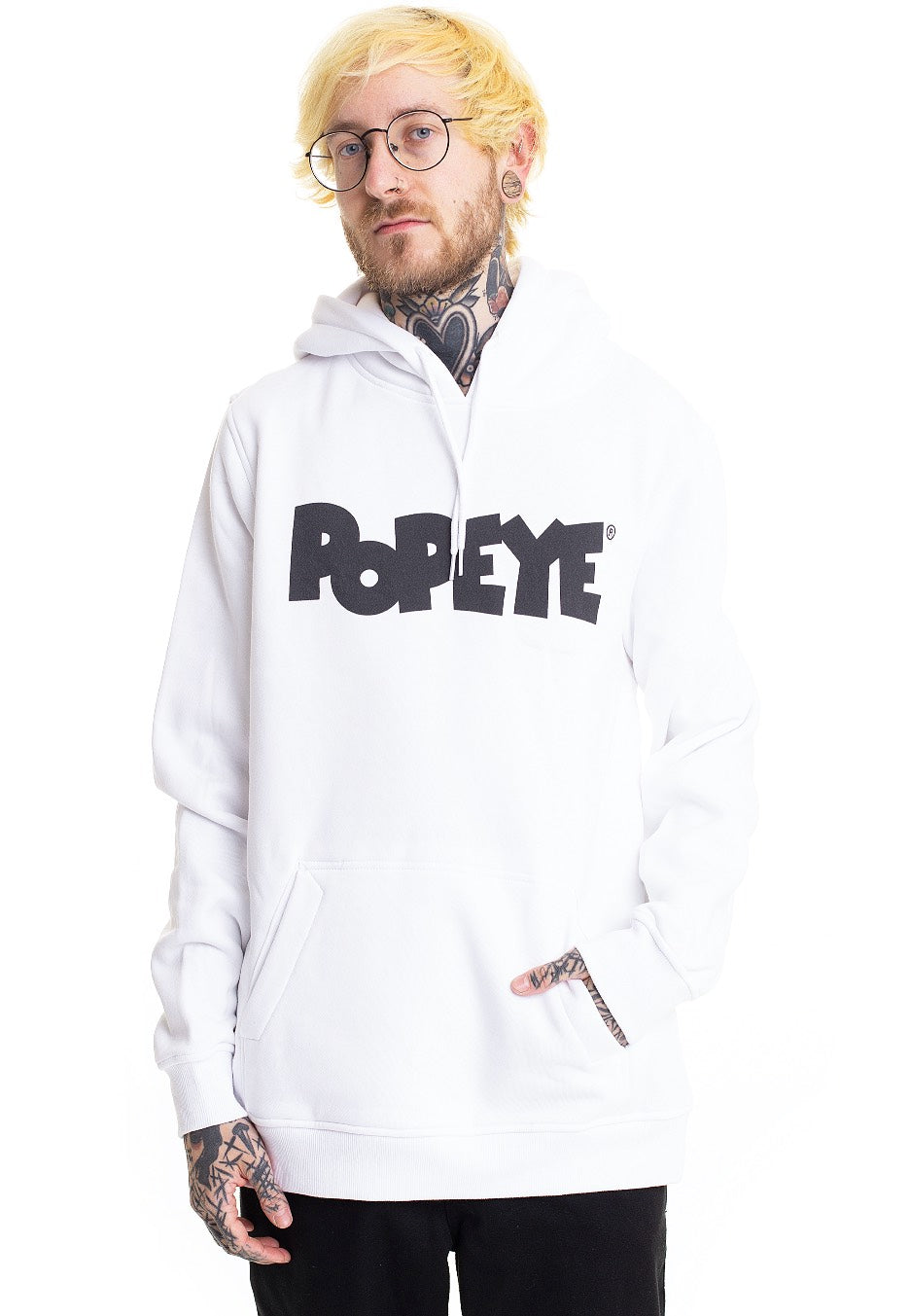 Popeye - Gulp White - Hoodie | Men-Image