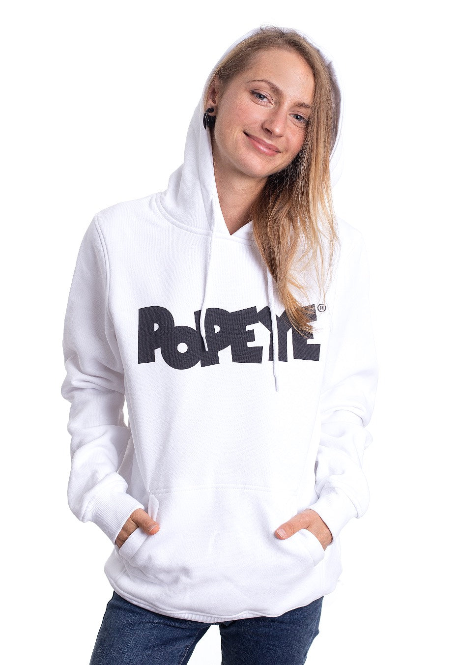 Popeye - Gulp White - Hoodie | Women-Image