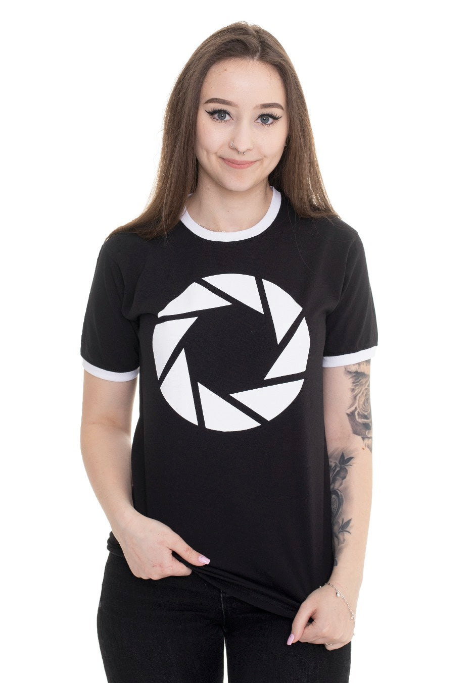 Portal - Aperture Symbol - T-Shirt | Women-Image