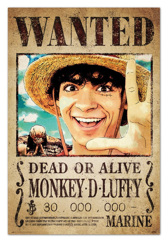 One Piece - One Piece Netflix: Wanted Monkey D. Luffy Maxi - Poster | Neutral-Image