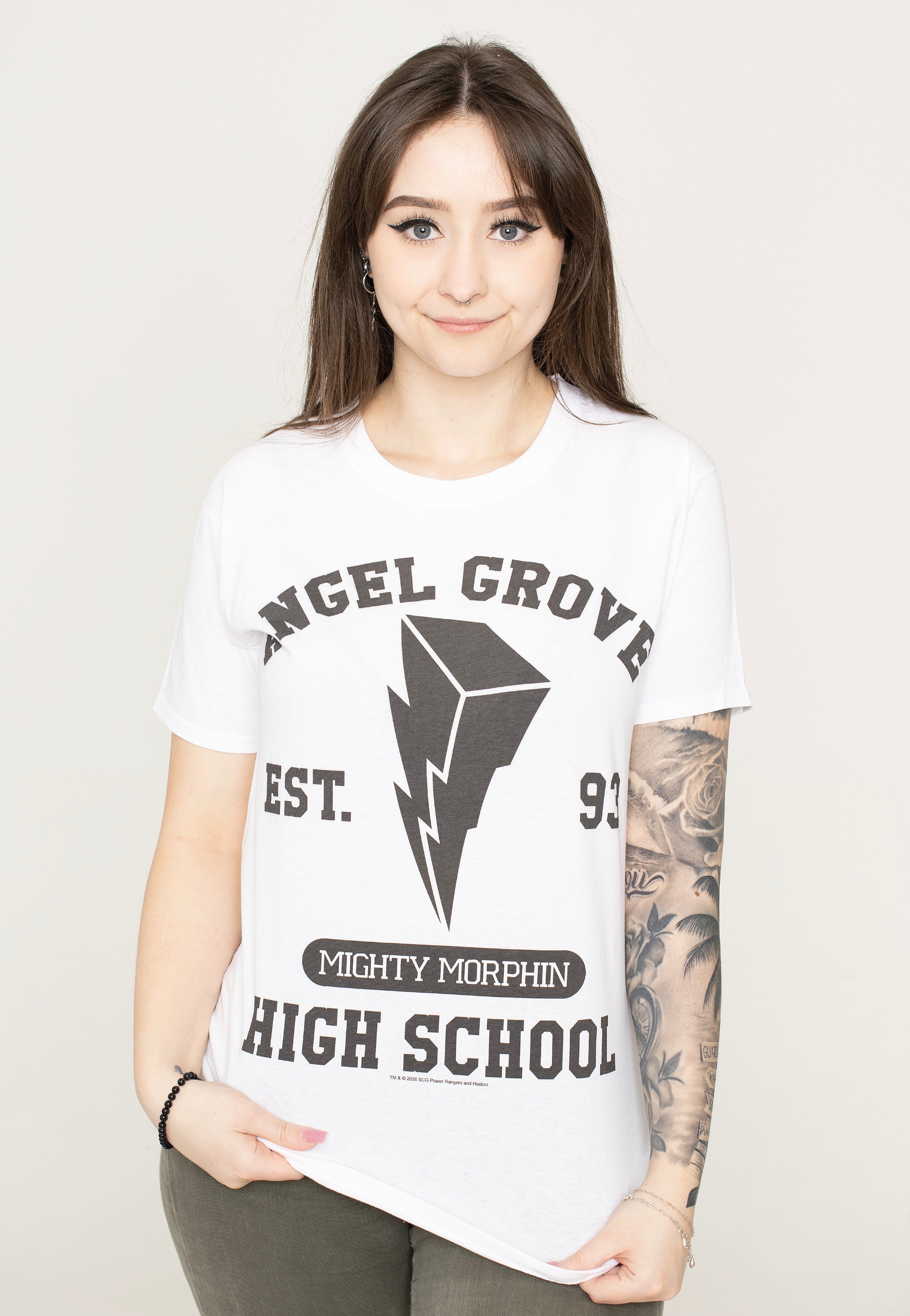 Power Rangers - Angel Grove White - T-Shirt | Women-Image