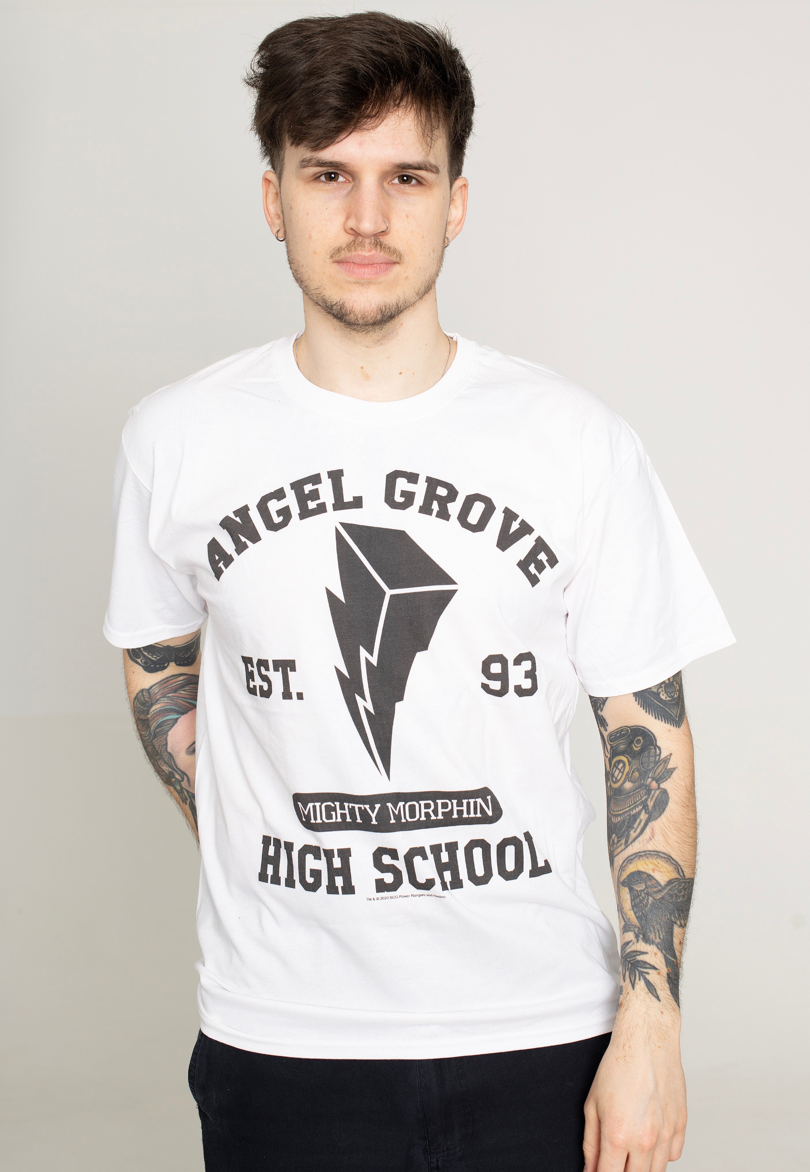 Power Rangers - Angel Grove White - T-Shirt | Men-Image