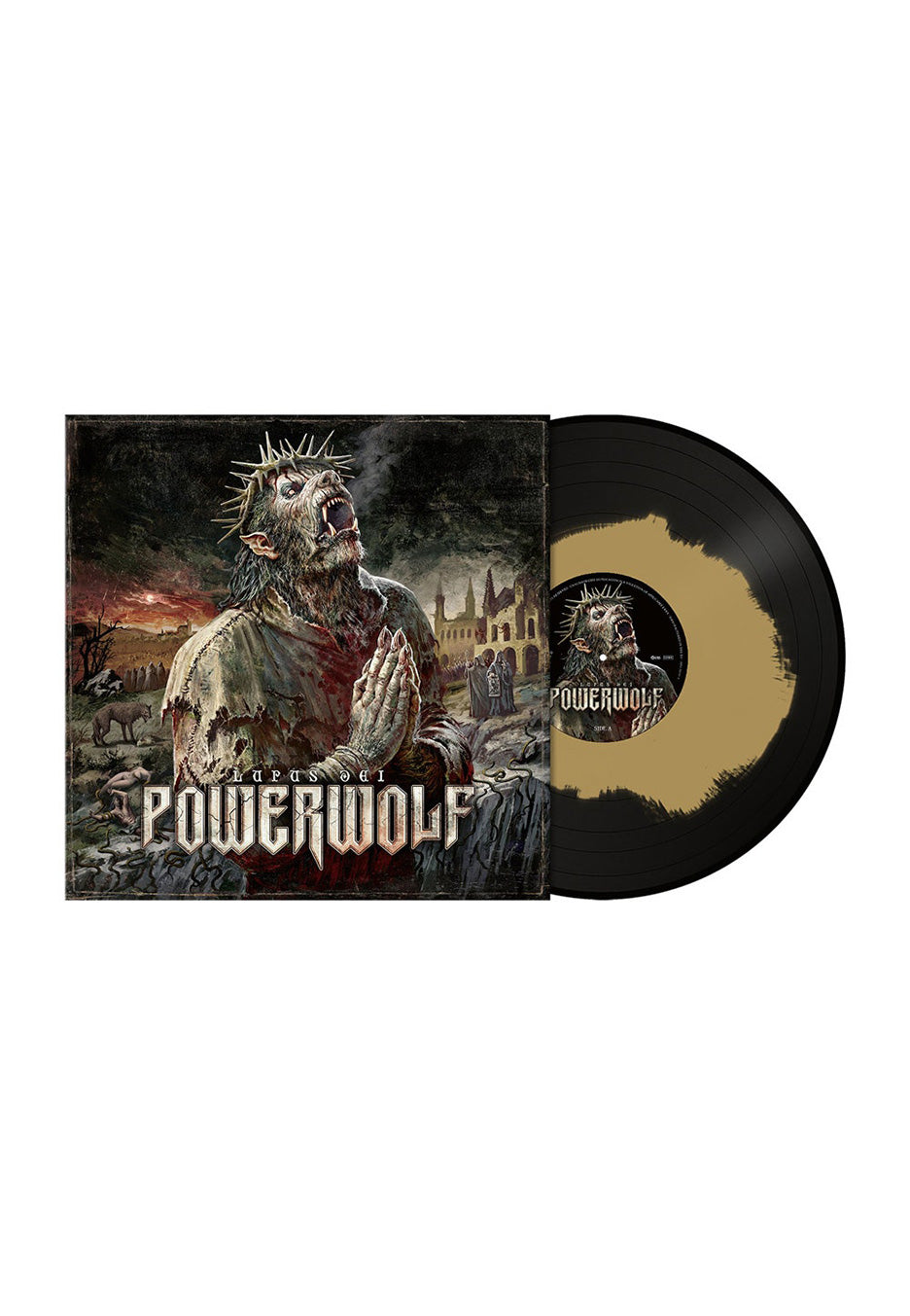 Powerwolf - Lupus Dei - (15Th Anniversary Ri) Gold/Black - Colored Vinyl | Neutral-Image