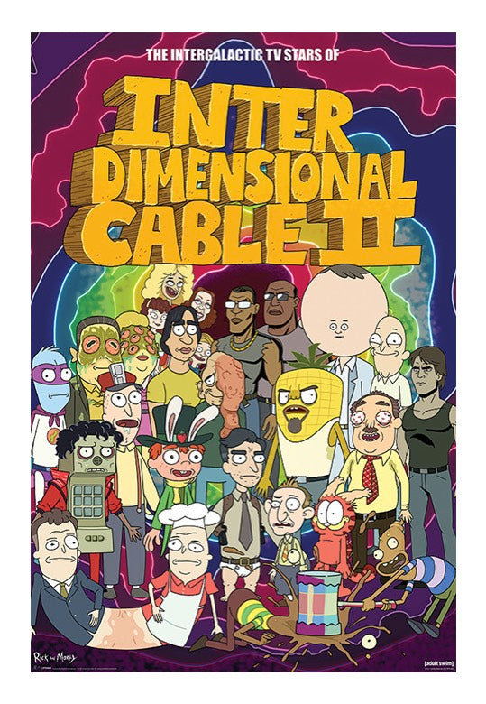 Rick And Morty - Stars of Interdimensional Cable Maxi - Poster | Neutral-Image