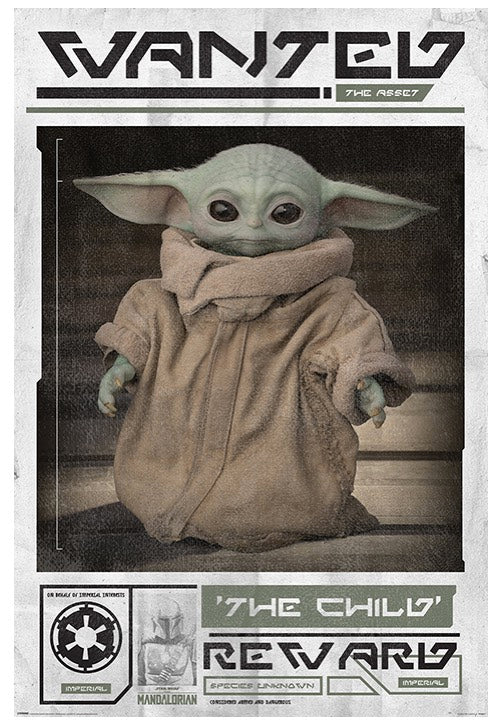 The Mandalorian - Wanted The Child Maxi - Poster | Neutral-Image