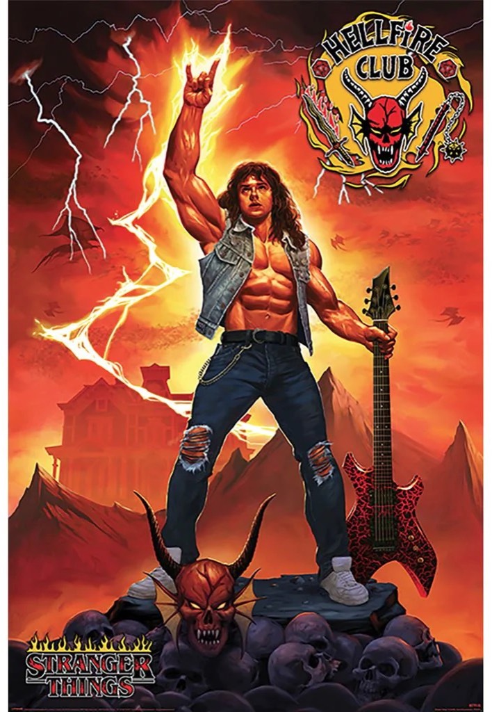 Stranger Things - Hellfire Club Rock God Maxi - Poster | Neutral-Image