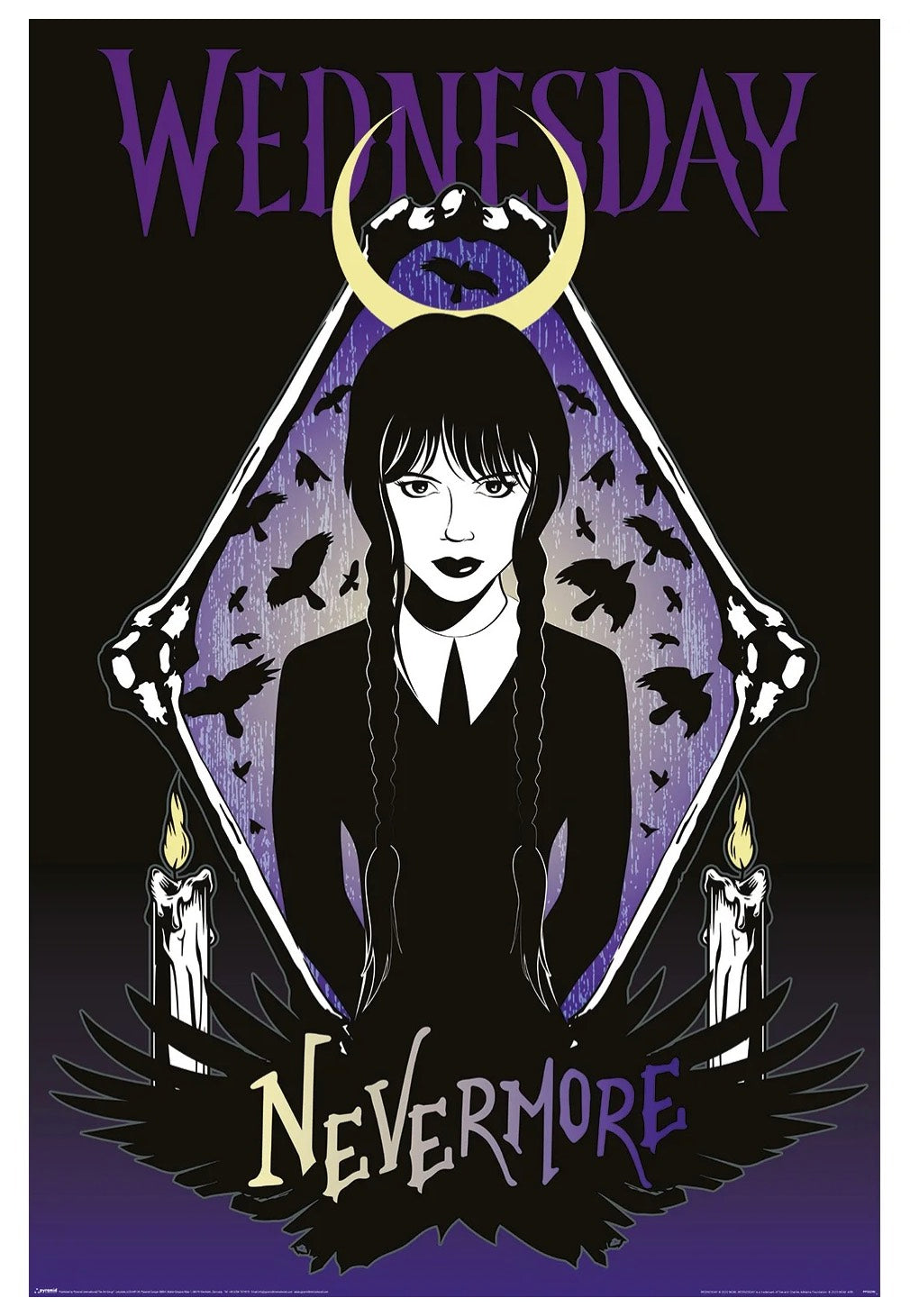 Wednesday Addams - Ravens Maxi - Poster | Neutral-Image