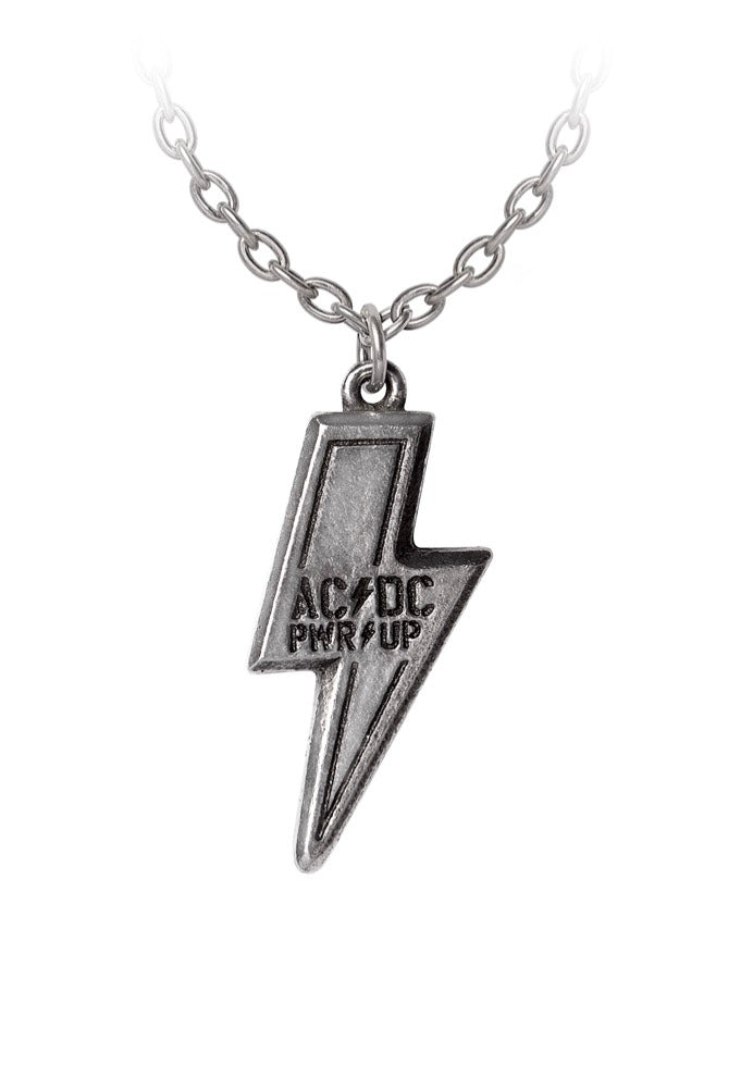 Alchemy England x AC/DC - Power/Up Flash Logo - Pendant | Neutral-Image