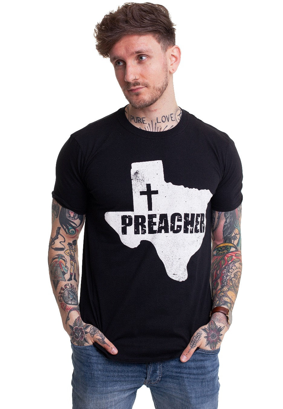 Preacher - Texas State Logo - T-Shirt | Men-Image