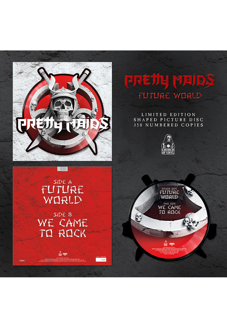 Pretty Maids - Future World (Live) Picture - Colored Mini Vinyl | Neutral-Image