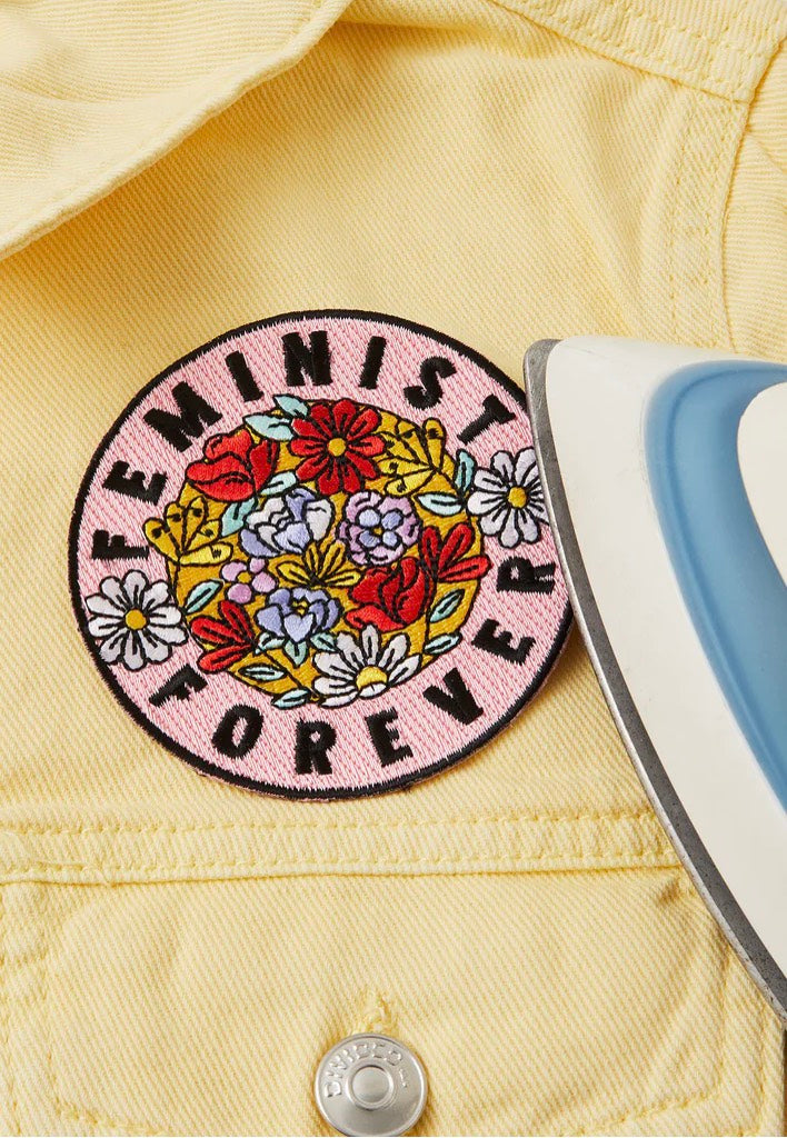 Punky Pins - Feminist Forever Iron On - Patch | Neutral-Image