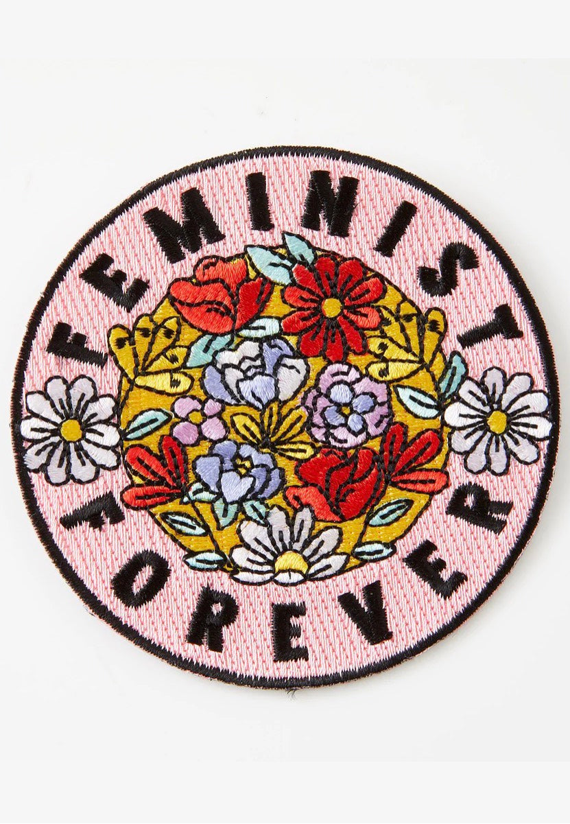 Punky Pins - Feminist Forever Iron On - Patch | Neutral-Image