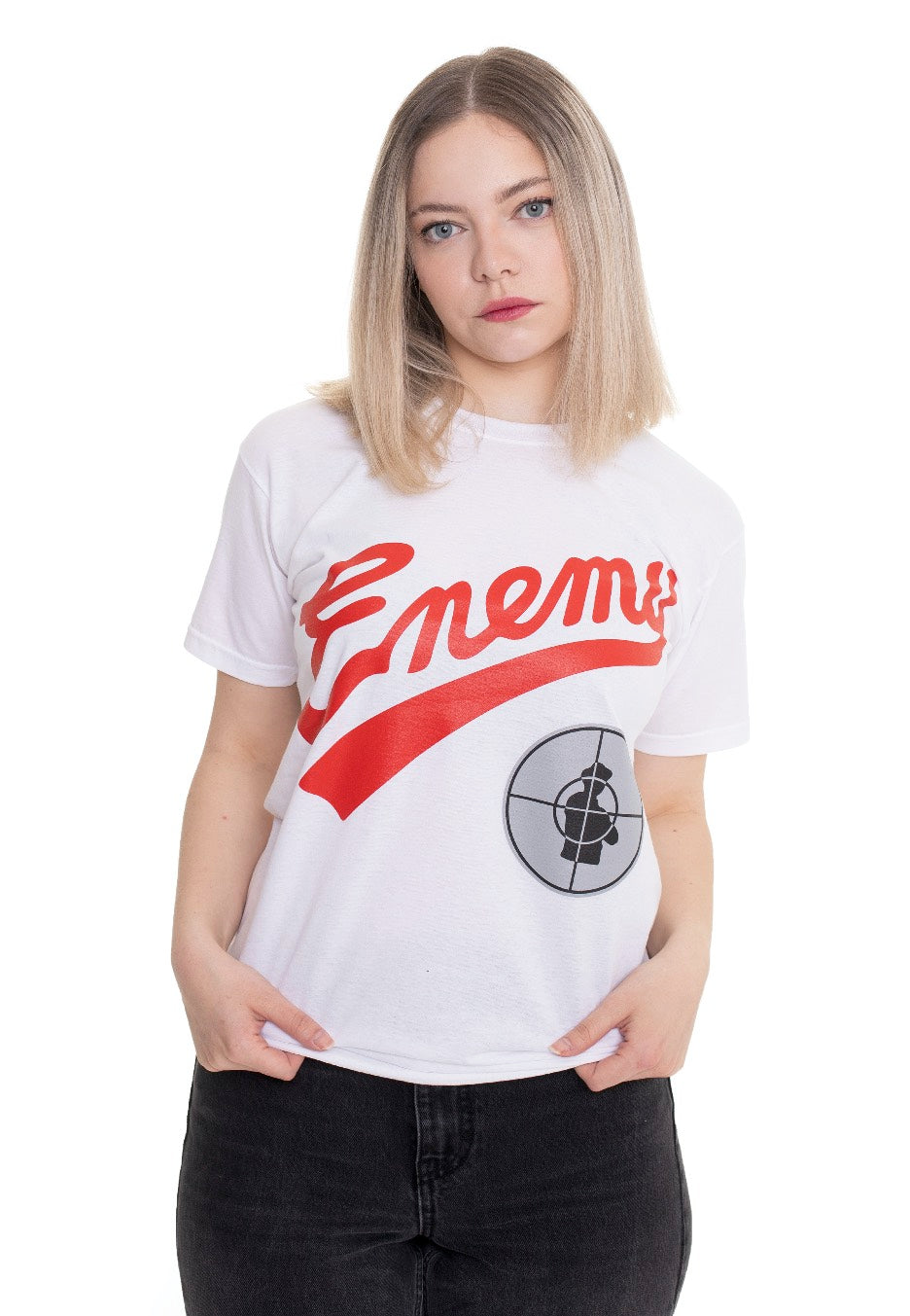 Public Enemy - Enemy Target White - T-Shirt | Women-Image