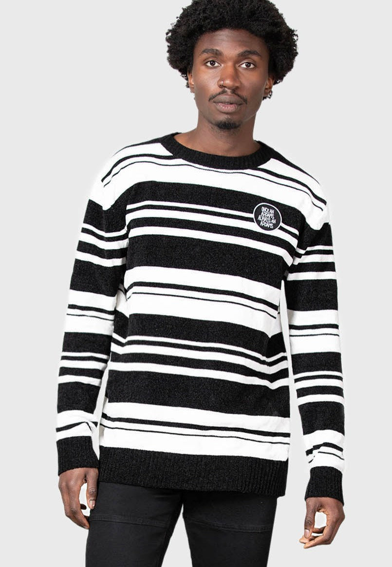 Killstar & Wednesday - Pugsley Addams Black/White - Sweater | Men-Image