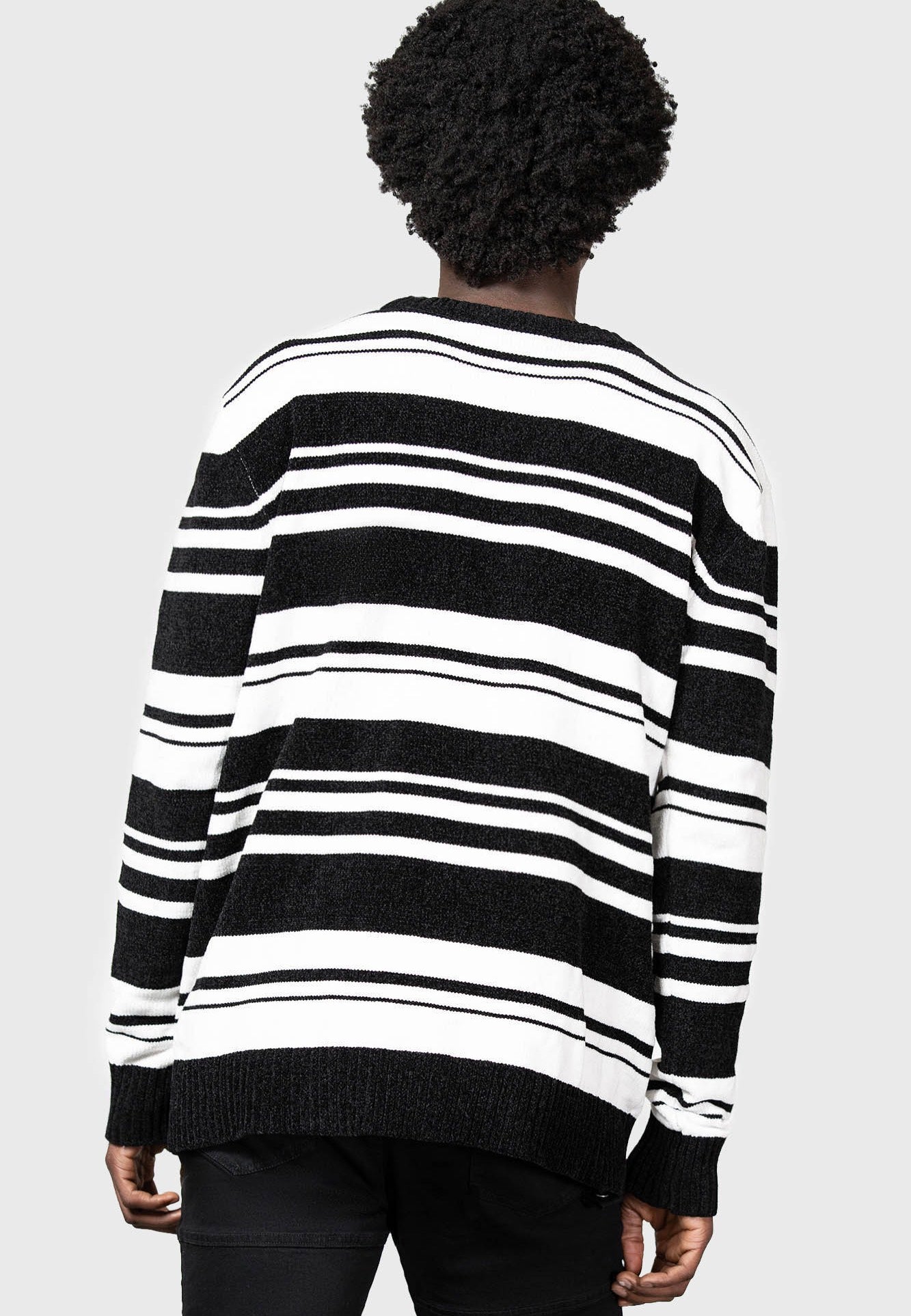 Killstar & Wednesday - Pugsley Addams Black/White - Sweater | Men-Image