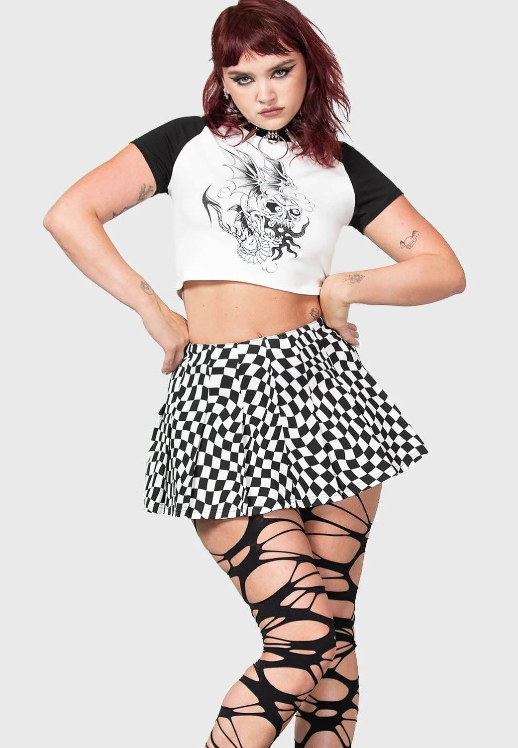 Killstar - Punk/Wave Shrunken Black - Top | Women-Image