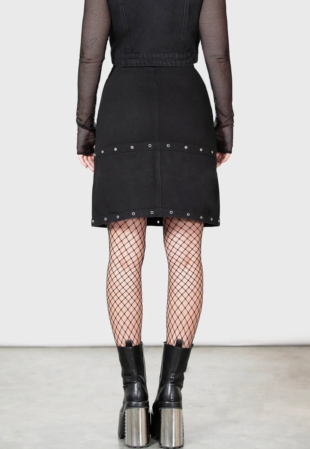 Killstar - Punktured Black - Skirt | Women-Image