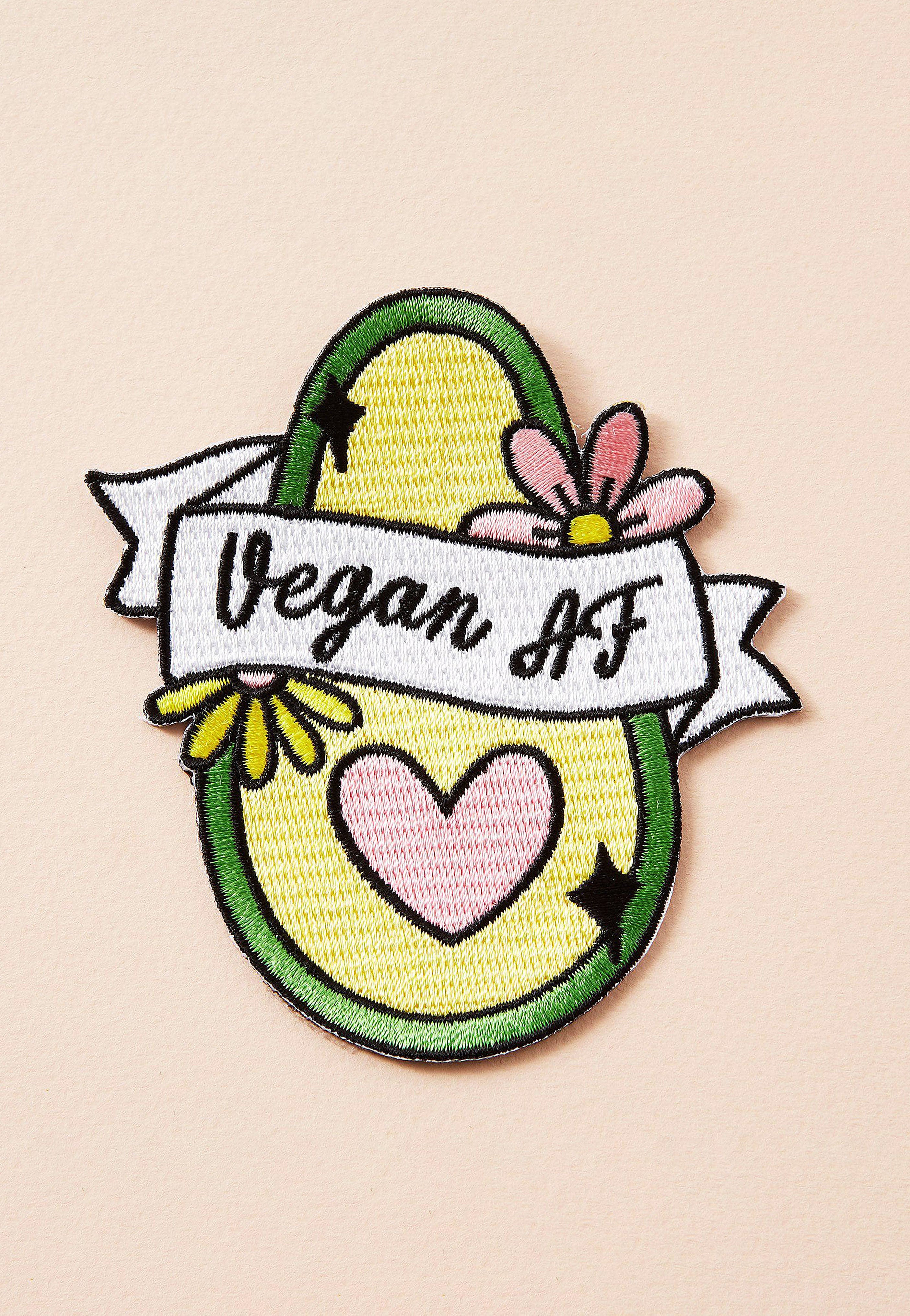 Punky Pins - Vegan Af Avo Iron On - Patch | Neutral-Image