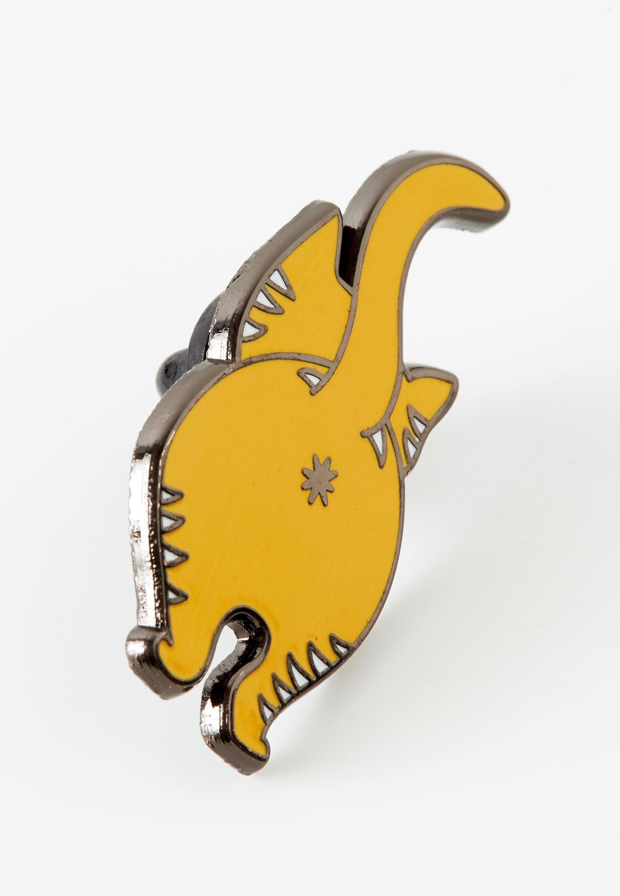 Punky Pins - Ginger Cat Bum Enamel - Pin | Neutral-Image