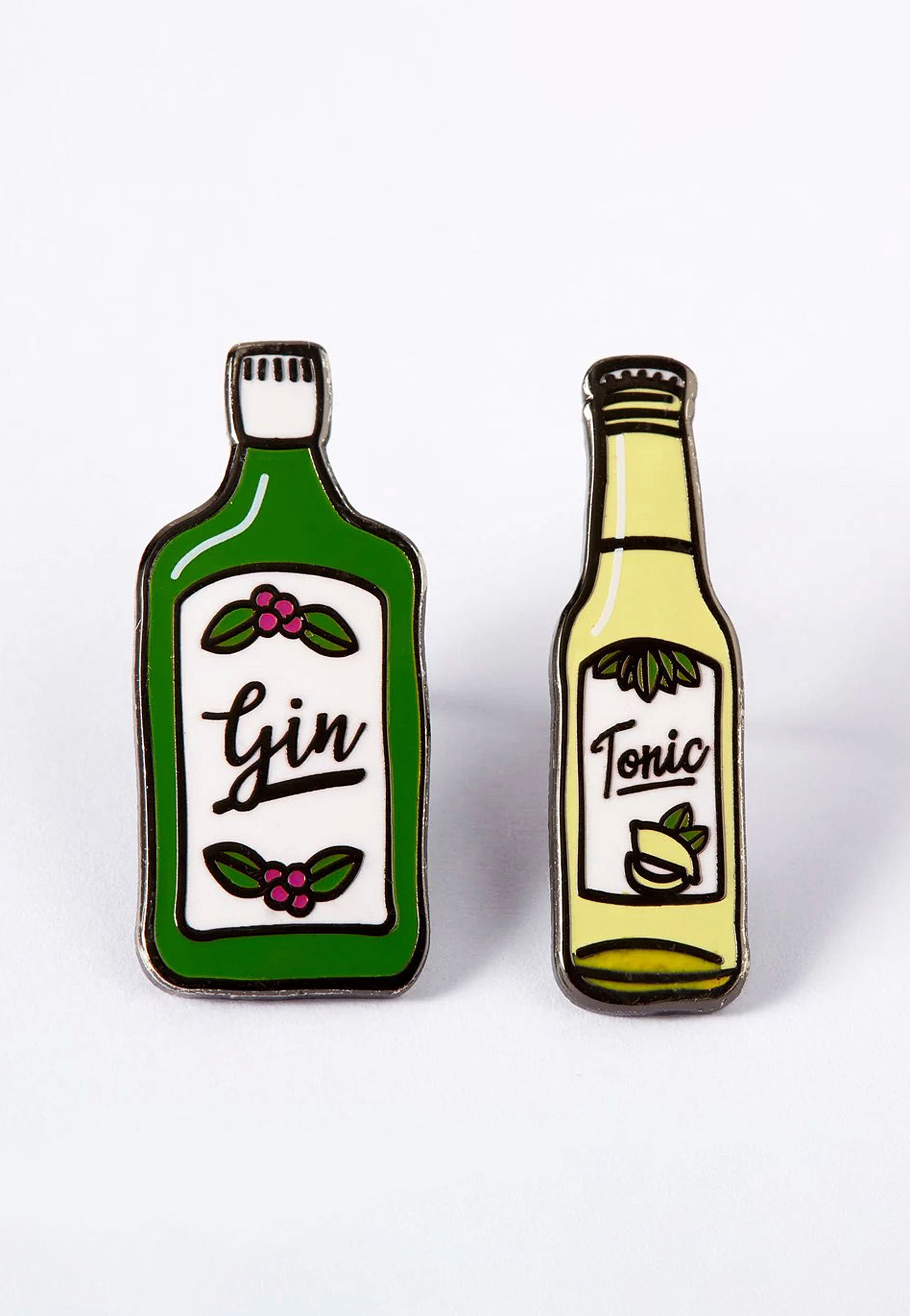 Punky Pins - Gin And Tonic Enamel - Pin | Neutral-Image