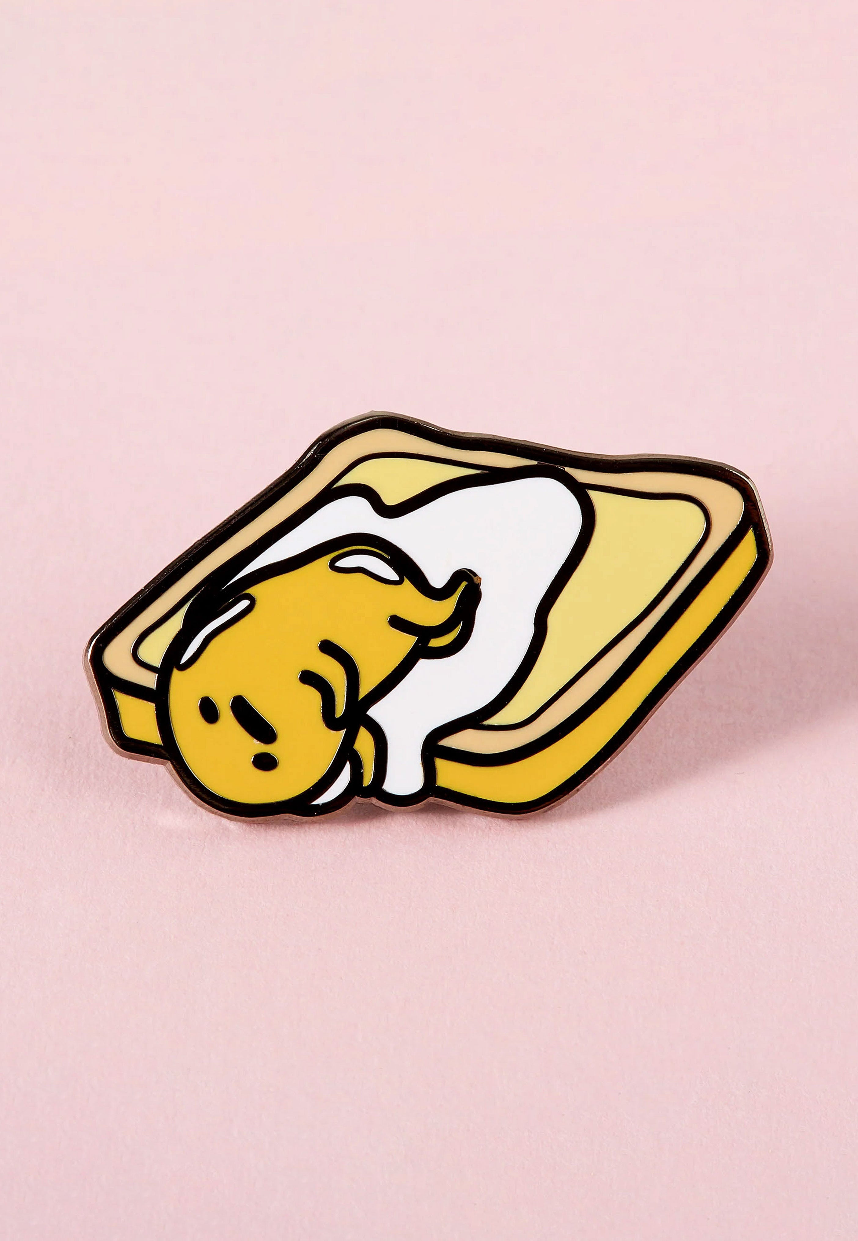 Punky Pins - Gudetama On Toast Enamel - Pin | Neutral-Image