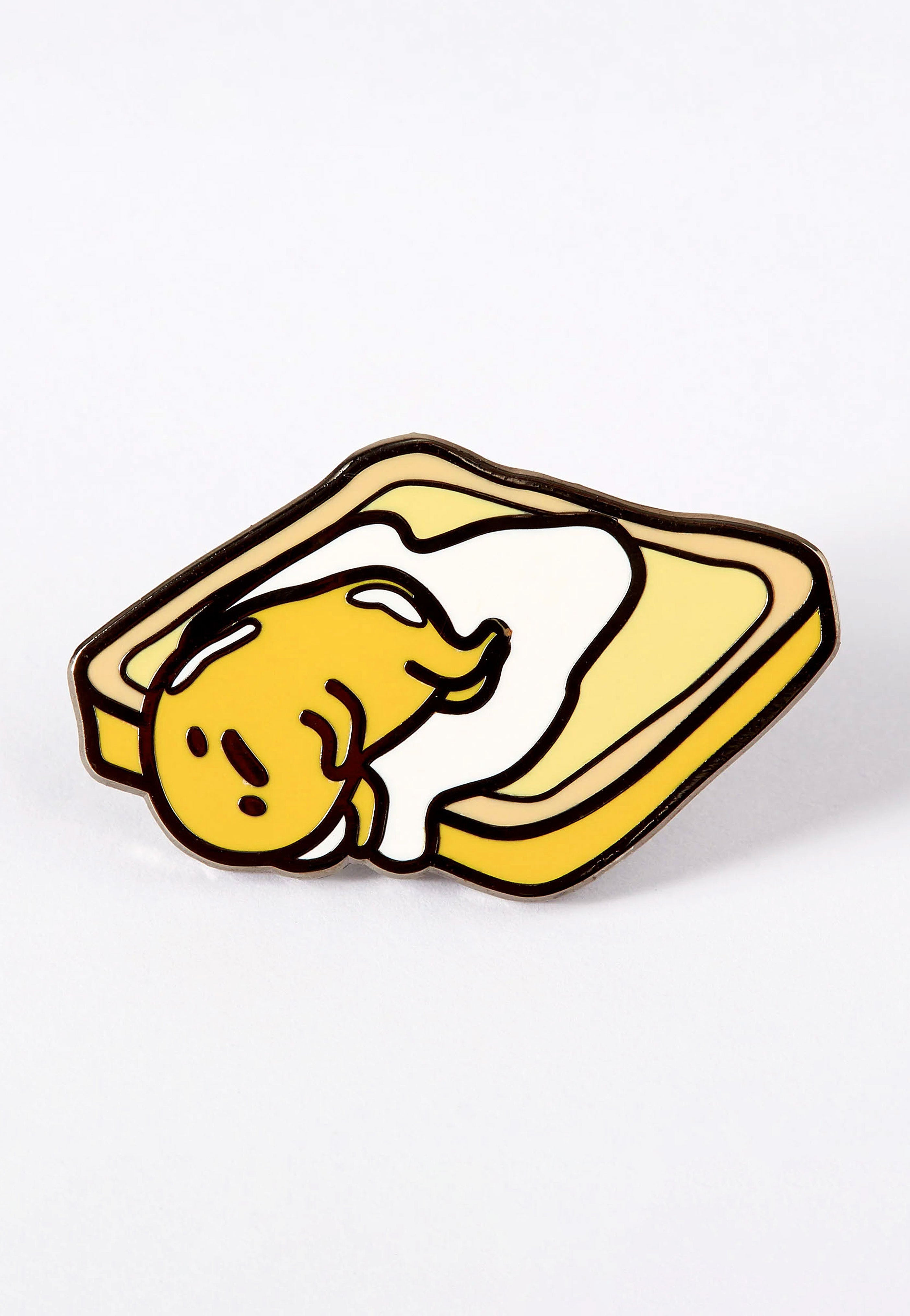 Punky Pins - Gudetama On Toast Enamel - Pin | Neutral-Image