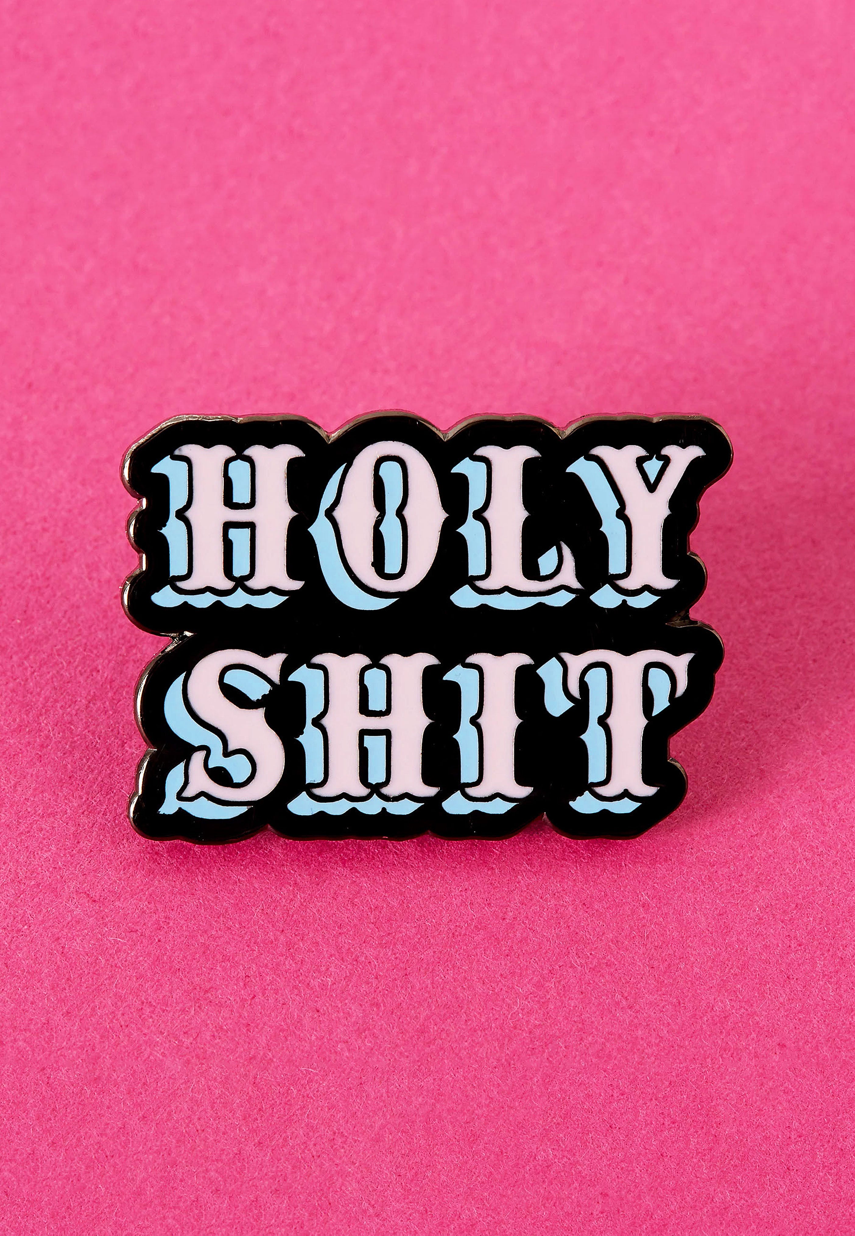 Punky Pins x Hello Kitty - Holy Shit Enamel - Pin | Neutral-Image