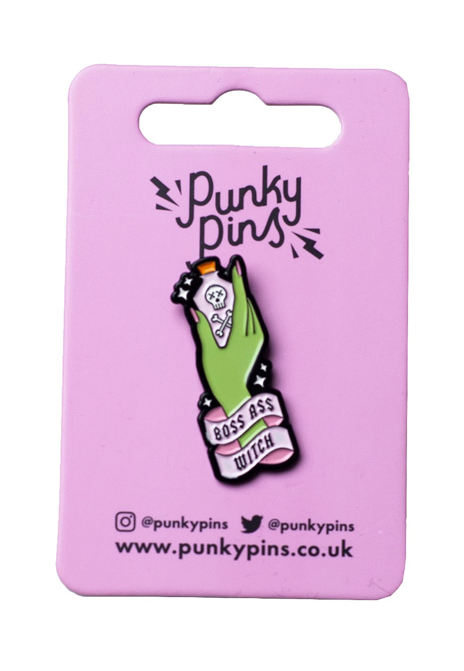 Punky Pins - Boss Ass Witch - Pin | Neutral-Image