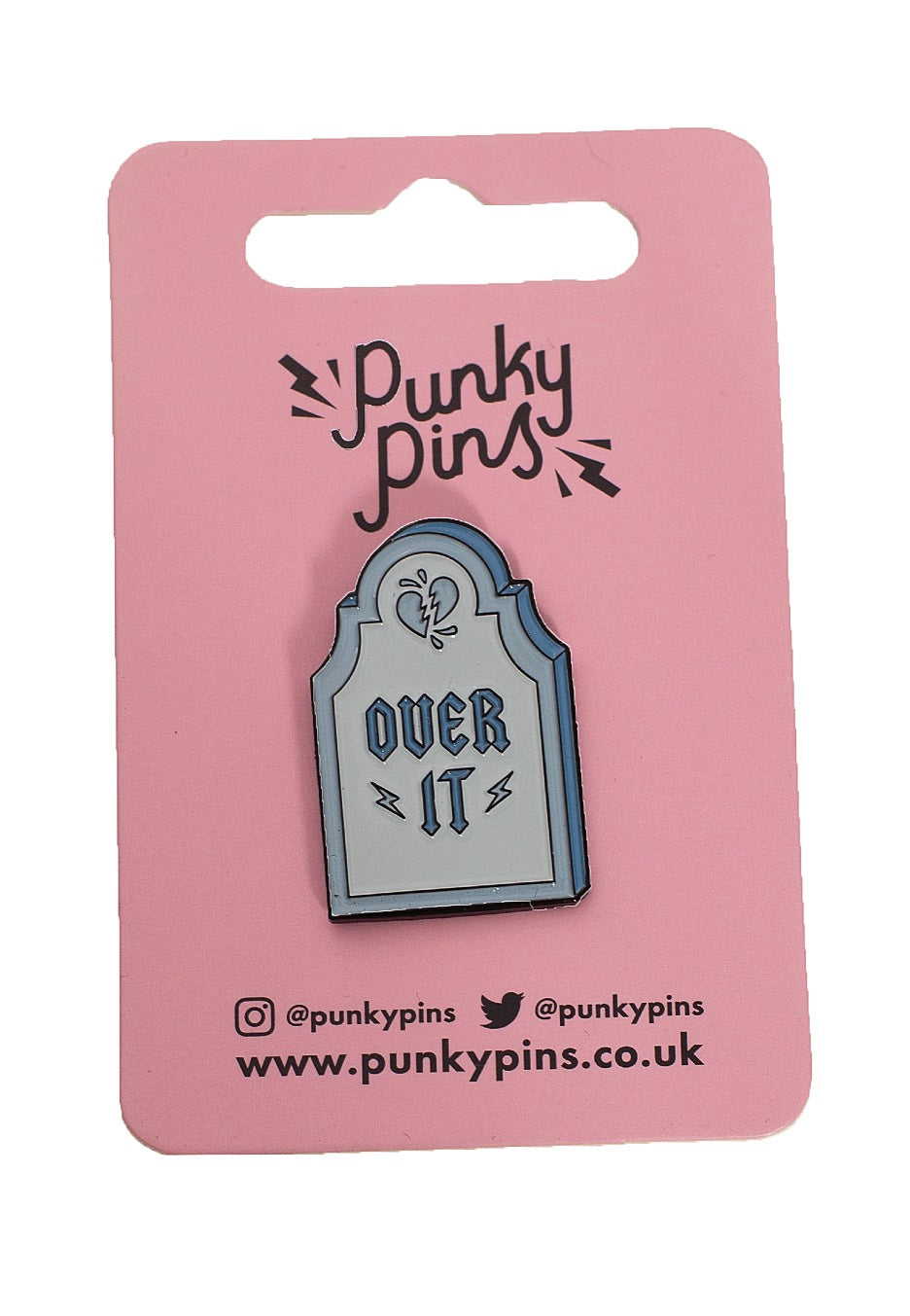 Punky Pins - Over It Blue - Pin | Neutral-Image