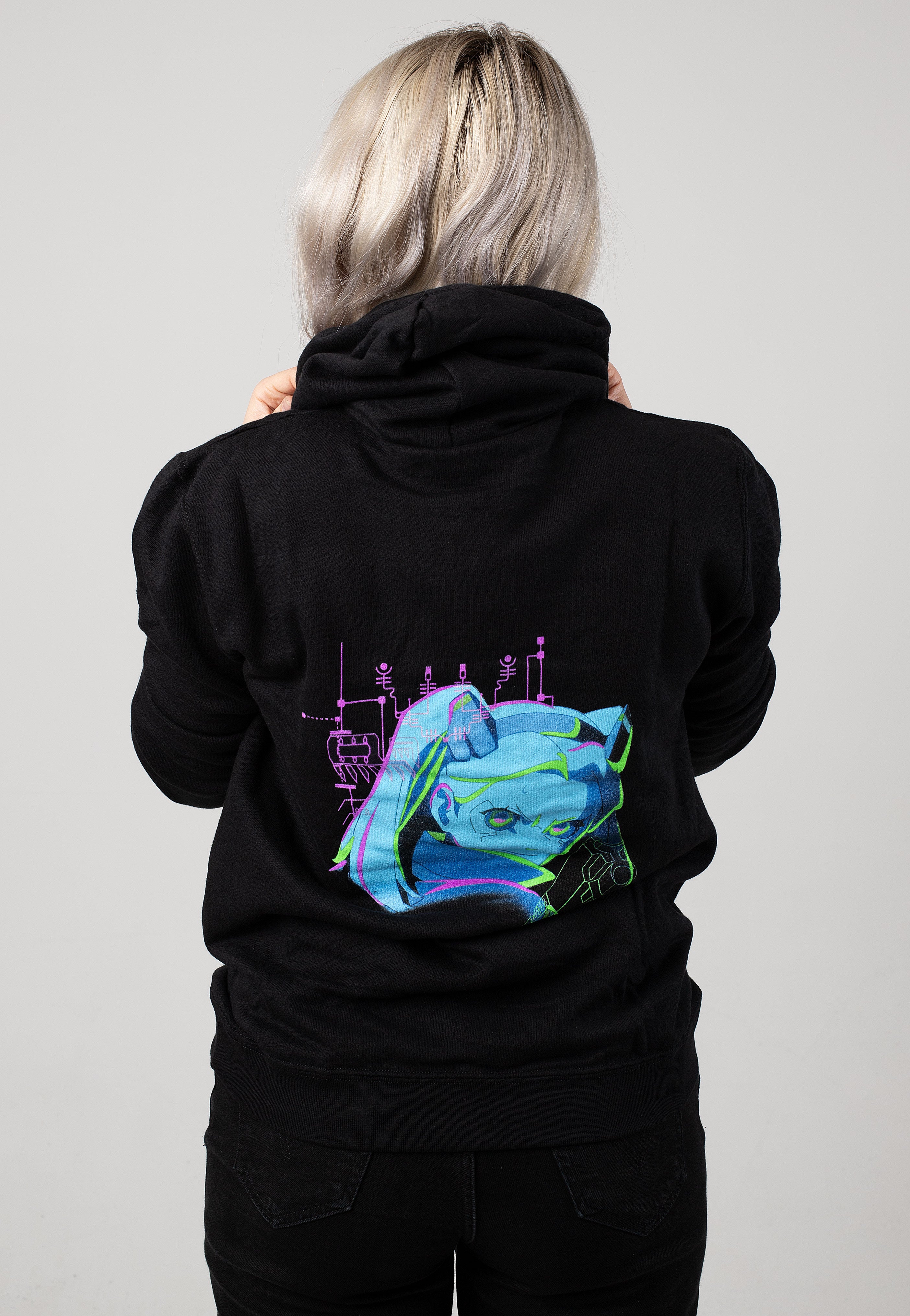 Cyberpunk: Edgerunners - Rebecca Neon - Hoodie | Women-Image