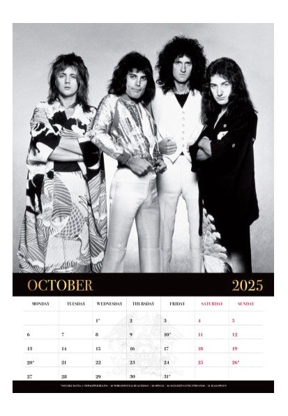 Queen - Queen 2025 - Calendar | Neutral-Image