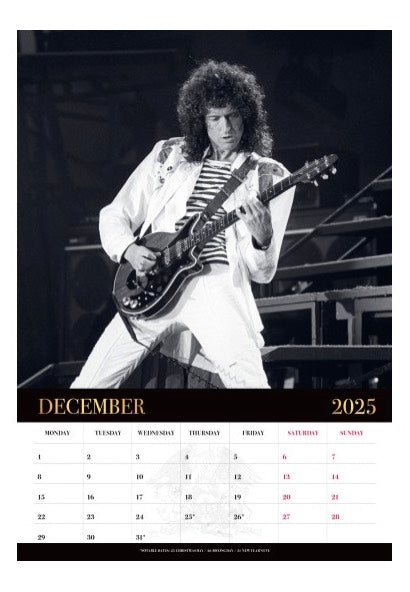 Queen - Queen 2025 - Calendar | Neutral-Image