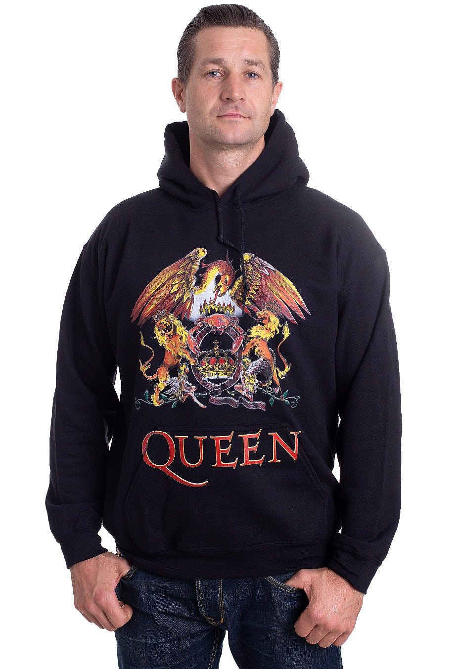 Queen - Classic Crest - Hoodie | Men-Image