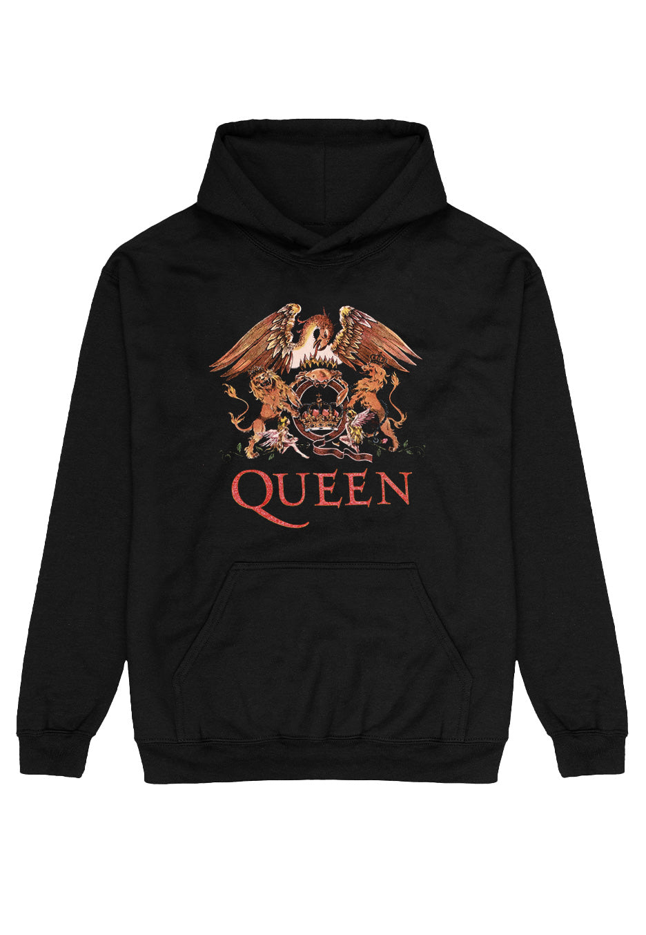 Queen - Classic Crest - Hoodie | Neutral-Image